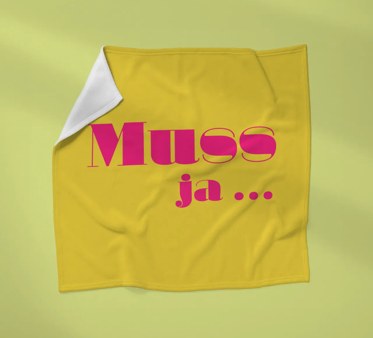 Muss ja … coperta in pile da Typehype