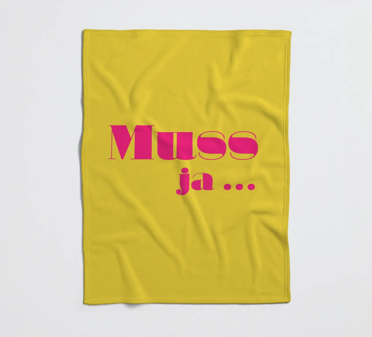 Muss ja … coperta in pile da Typehype