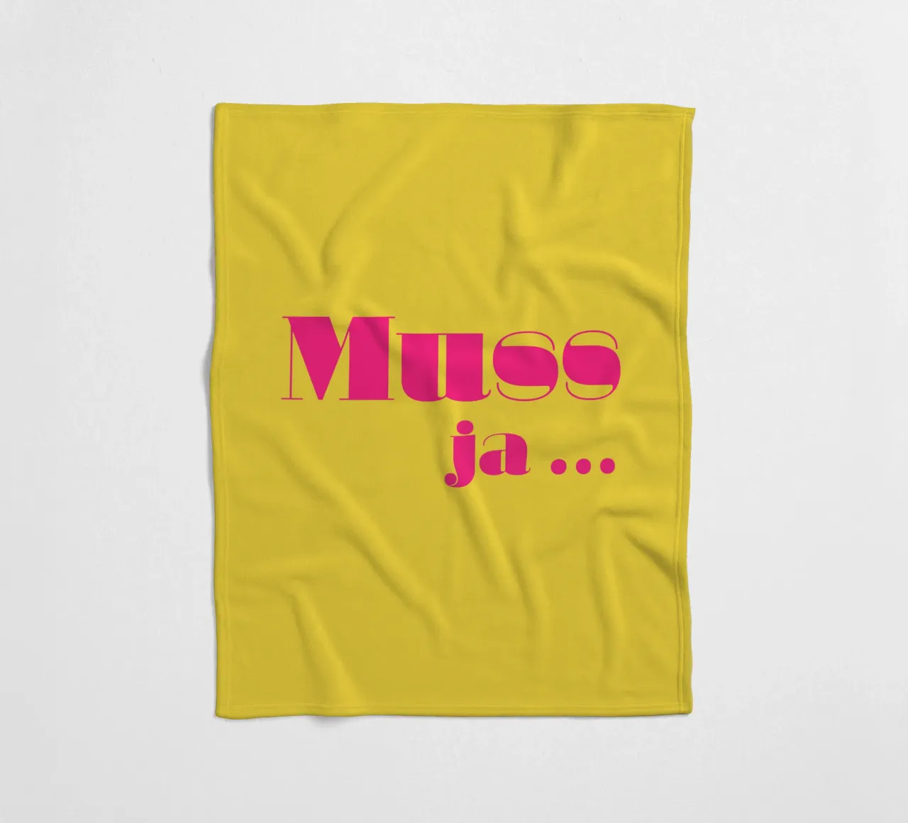 Muss ja … coperta in pile da Typehype