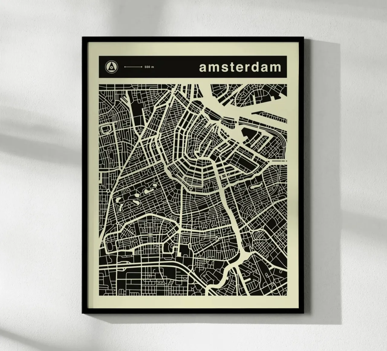 Amsterdam Map poster by Jazzberry Blue