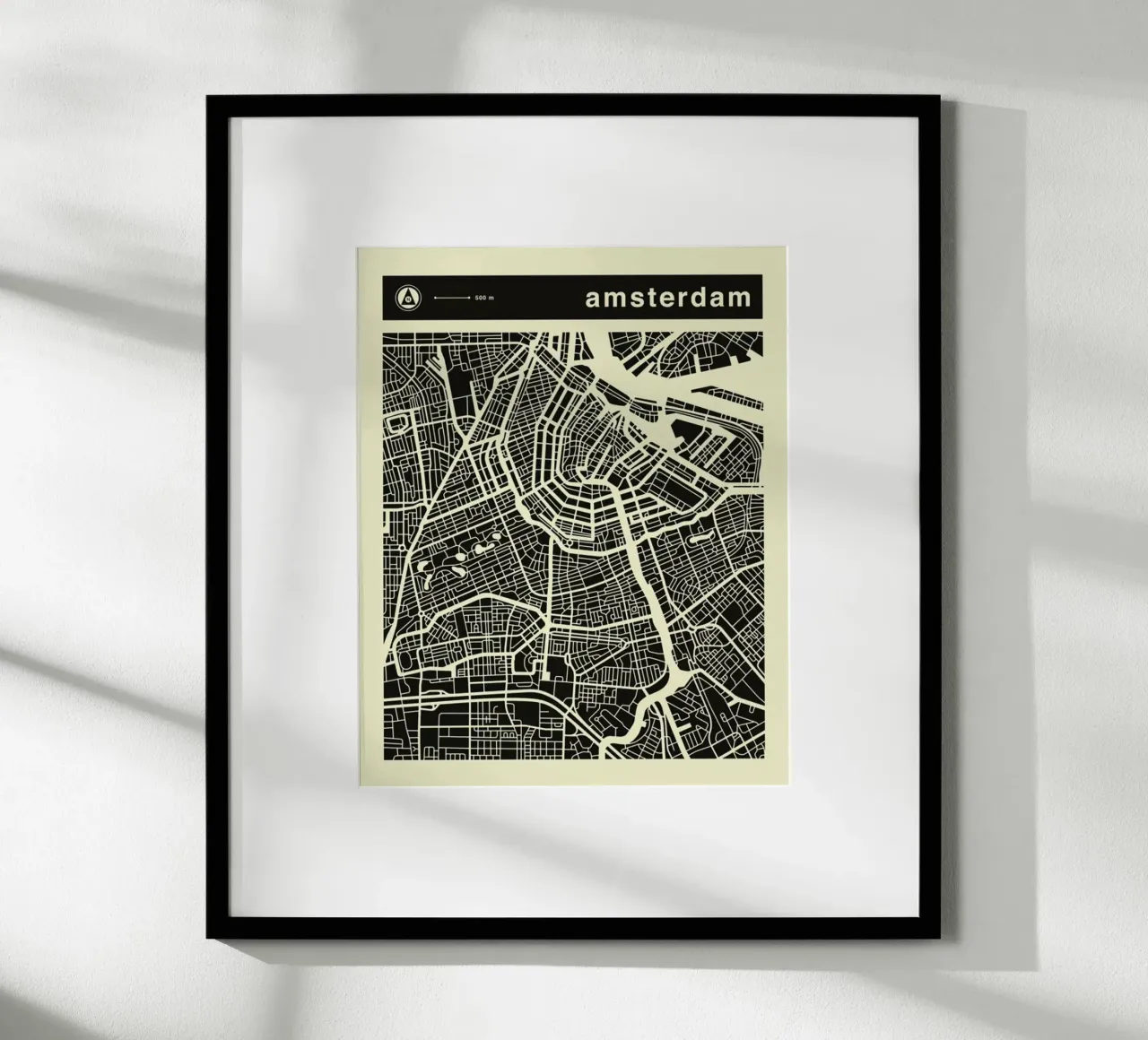 Amsterdam Map poster by Jazzberry Blue