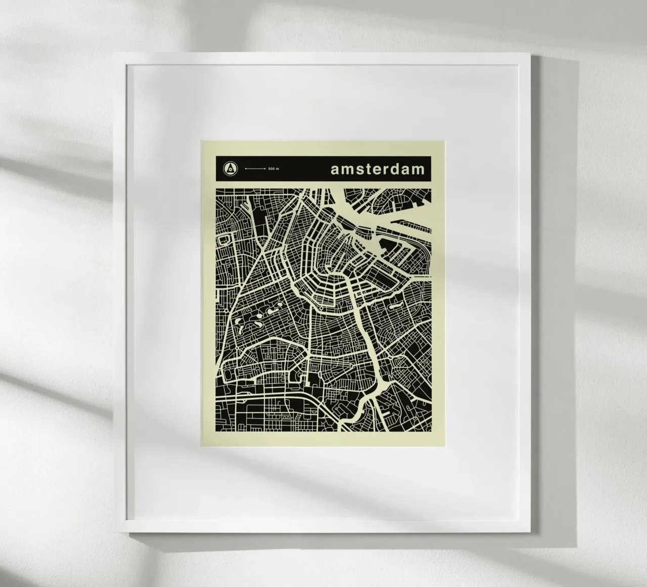 Amsterdam Map poster by Jazzberry Blue