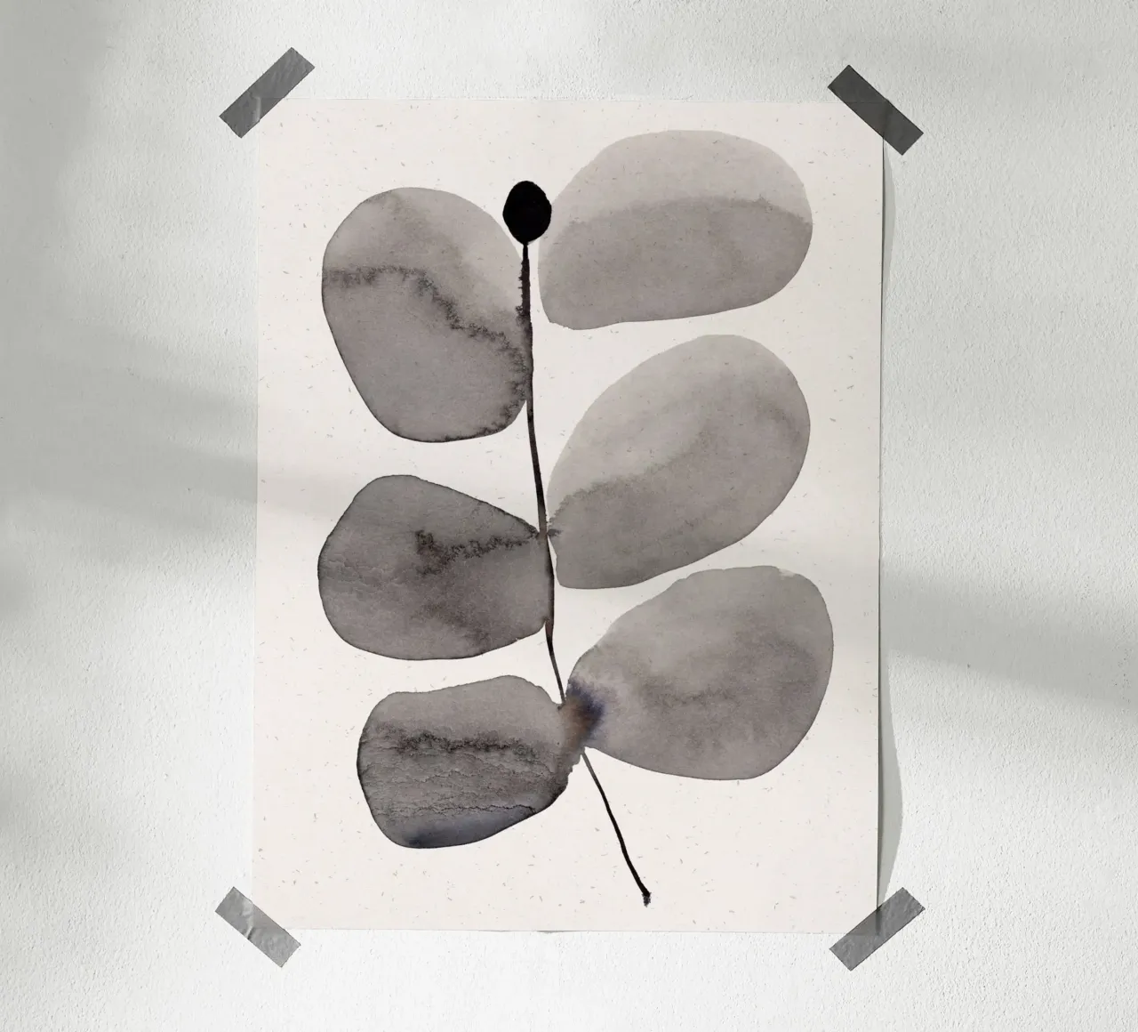 Black Leaflover 01 poster da Leaflover