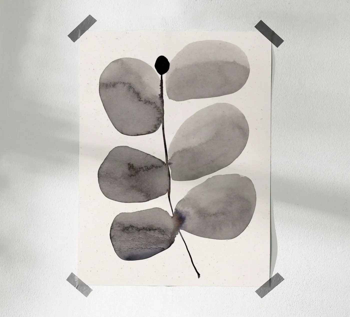 Black Leaflover 01 poster da Leaflover
