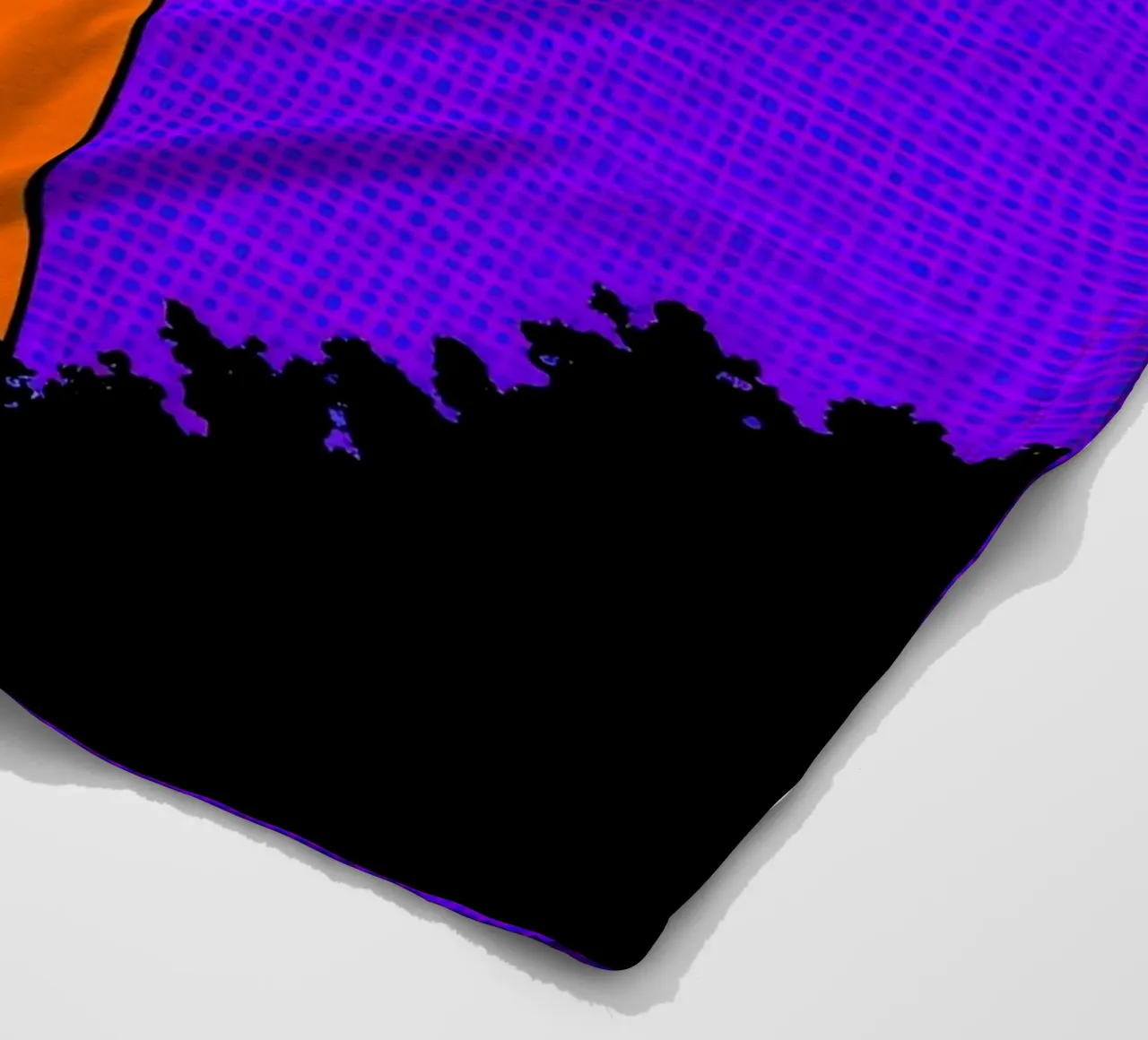 Torre - Pop Art coperta in pile da ColorCrash Gallery