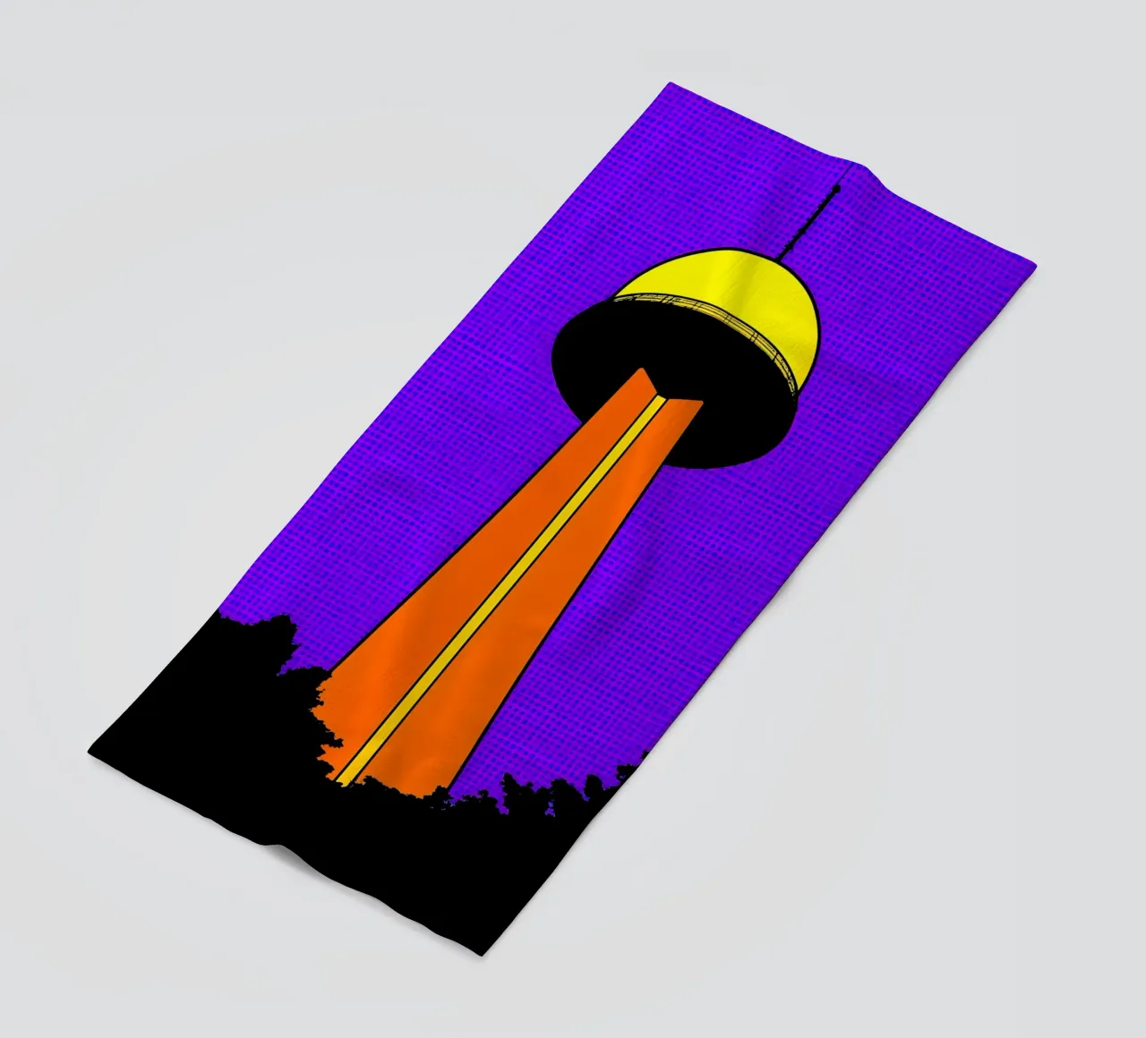 Torre - Pop Art telo mare da ColorCrash Gallery