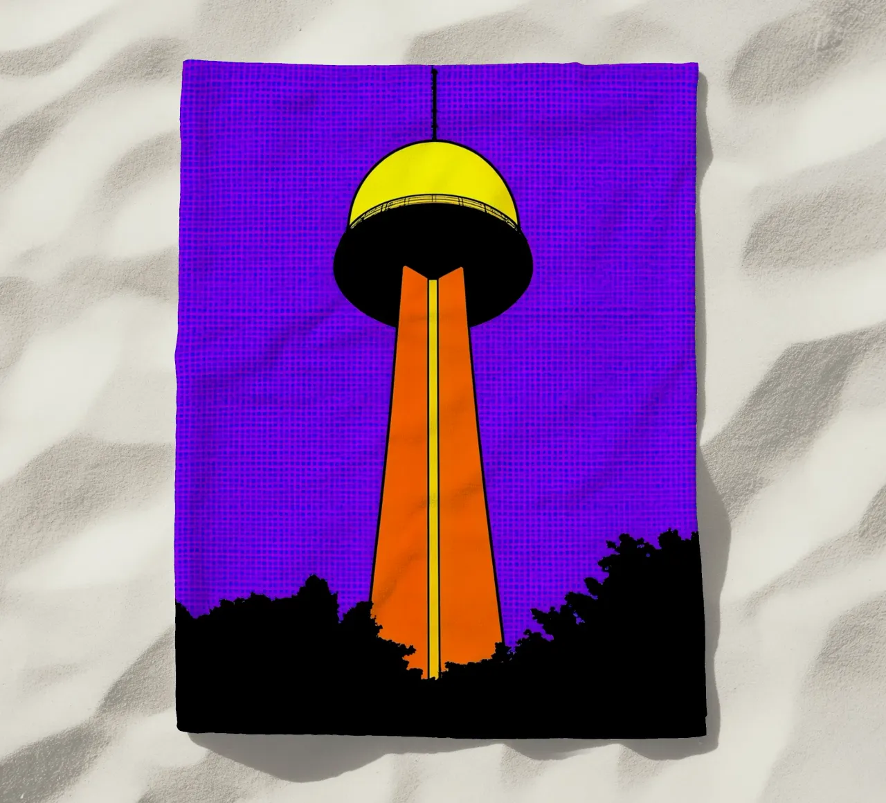 Torre - Pop Art telo mare da ColorCrash Gallery