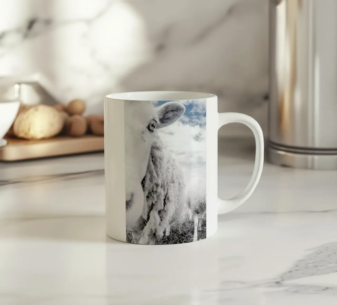 Sheeps tazza in ceramica da Victoria Frost
