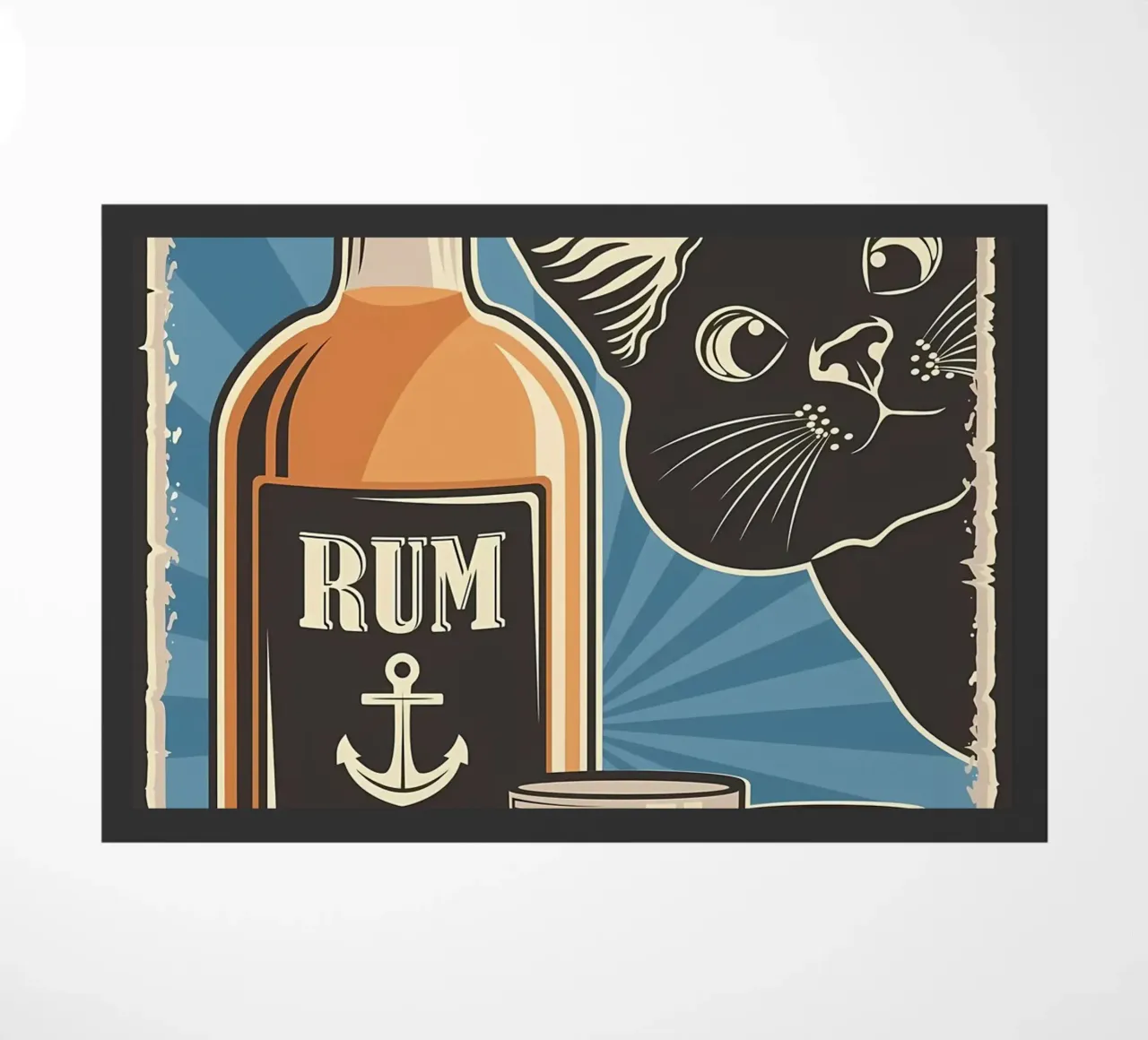 Rum e gatto zerbino da Monique A Hooper