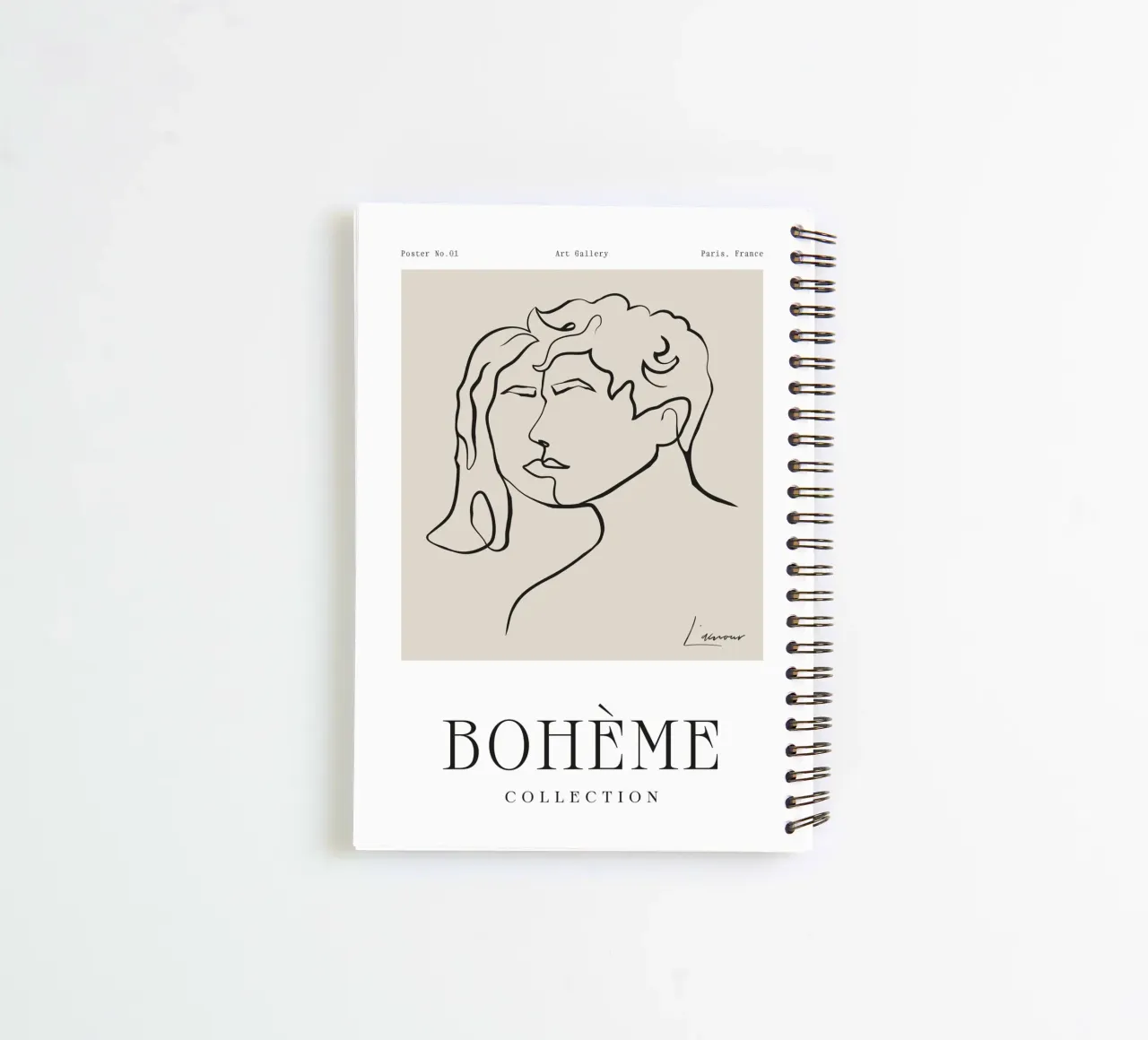 Bohemian Collection No 07 diario ad anelli da treechild