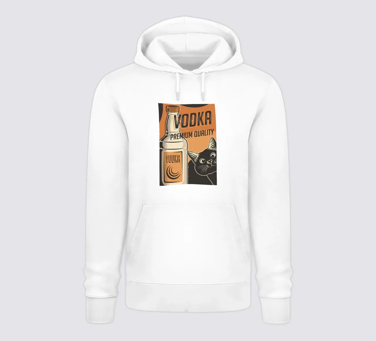 Gatto Vodka felpa con cappuccio da Monique A Hooper