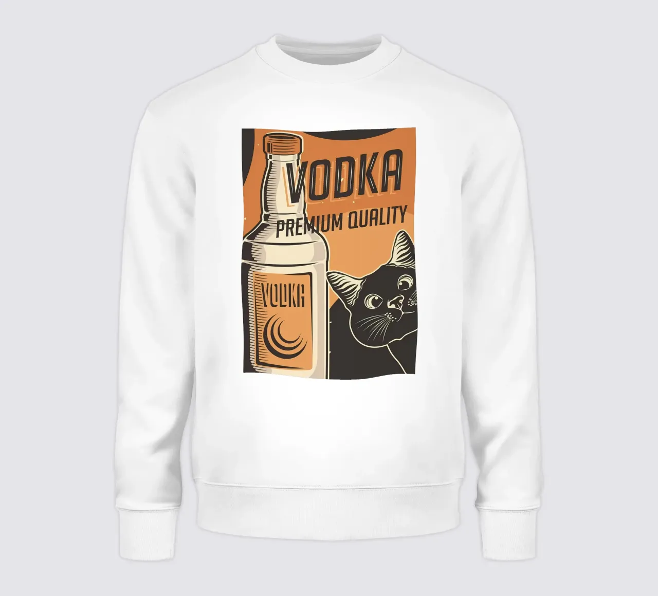 Gatto Vodka felpa da Monique A Hooper