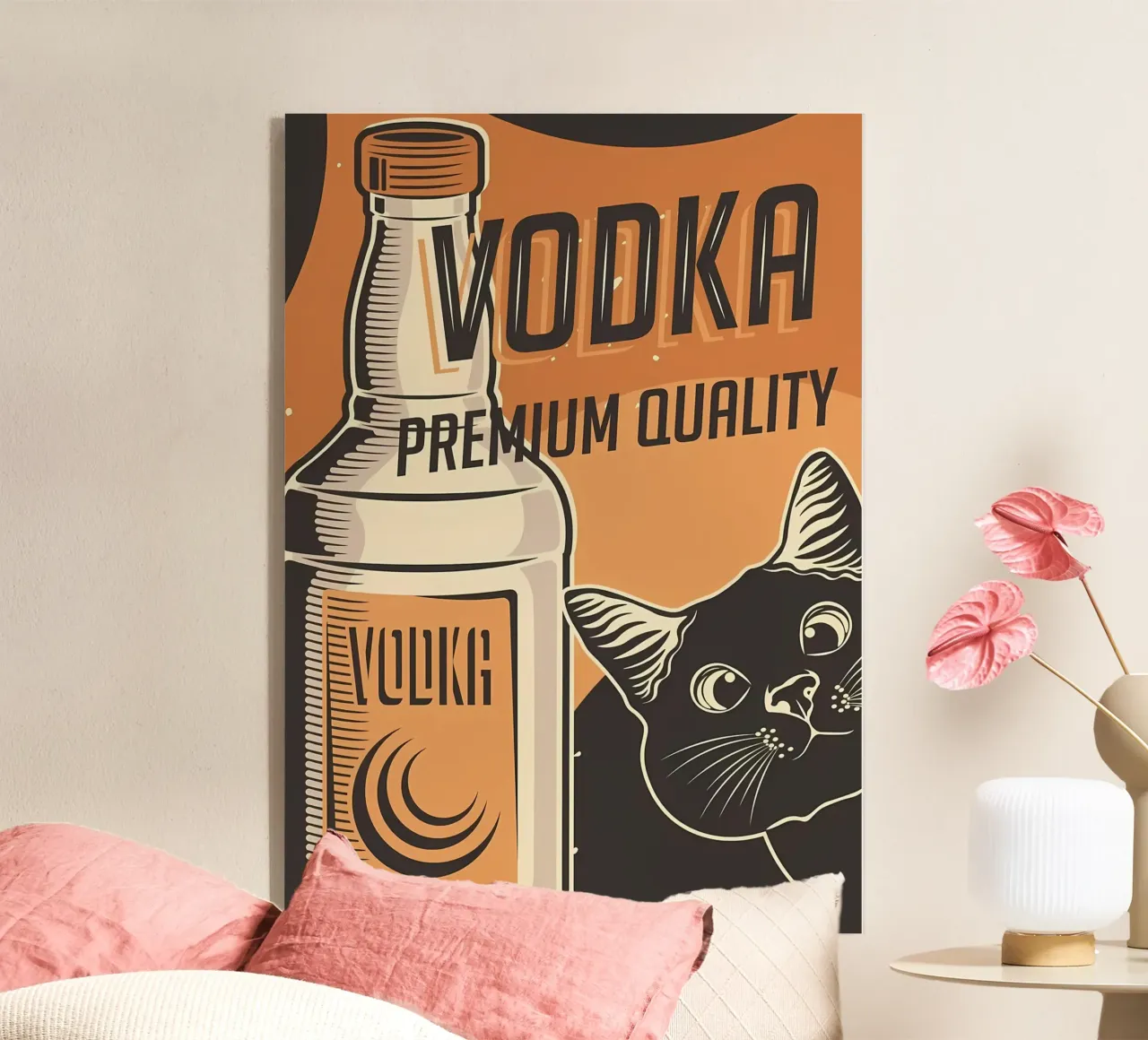 Gatto Vodka plexiglass da Monique A Hooper