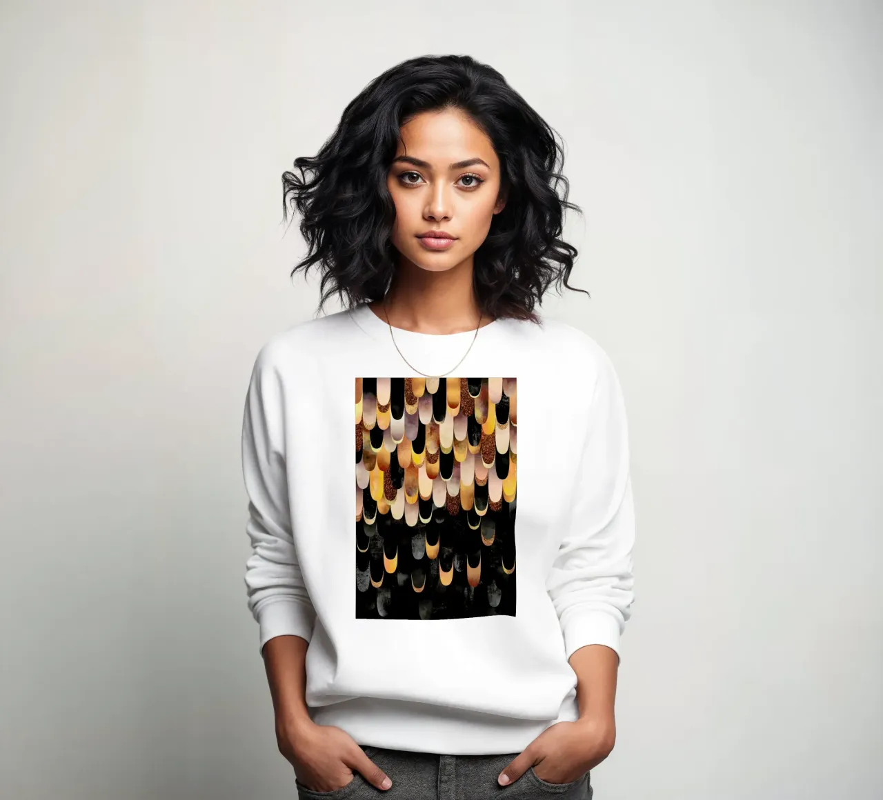 Feathered Copper & Black felpa da Elisabeth Fredriksson