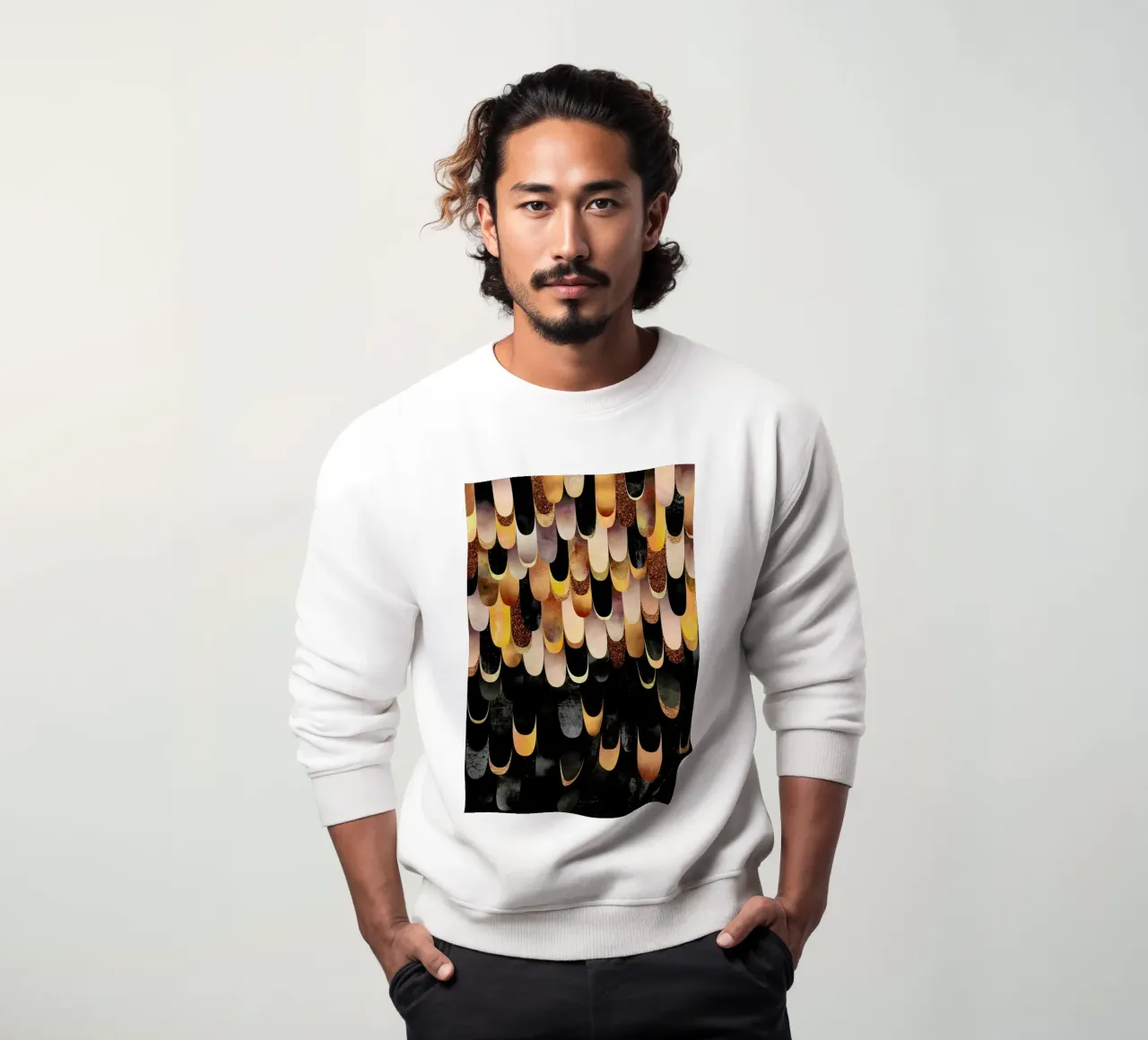 Feathered Copper & Black felpa da Elisabeth Fredriksson