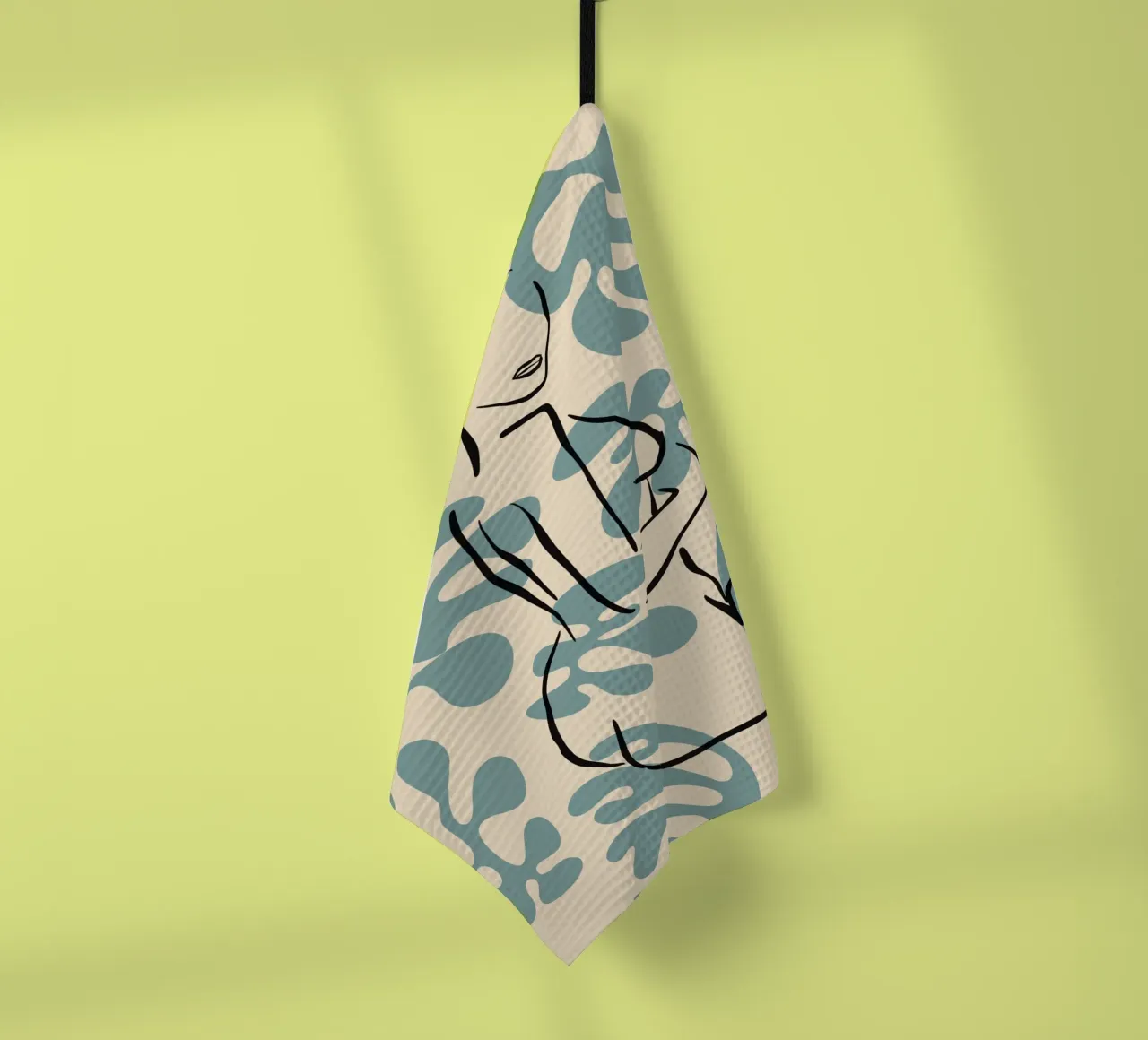 Figural Bloom No 04 canovaccio da cucina da treechild