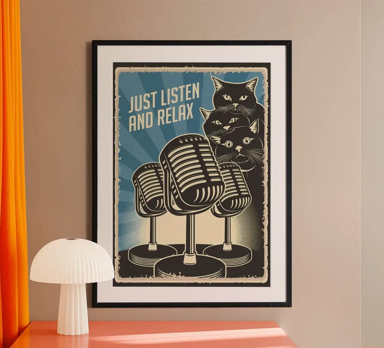 Podcast dei gatti divertenti poster da Monique A Hooper