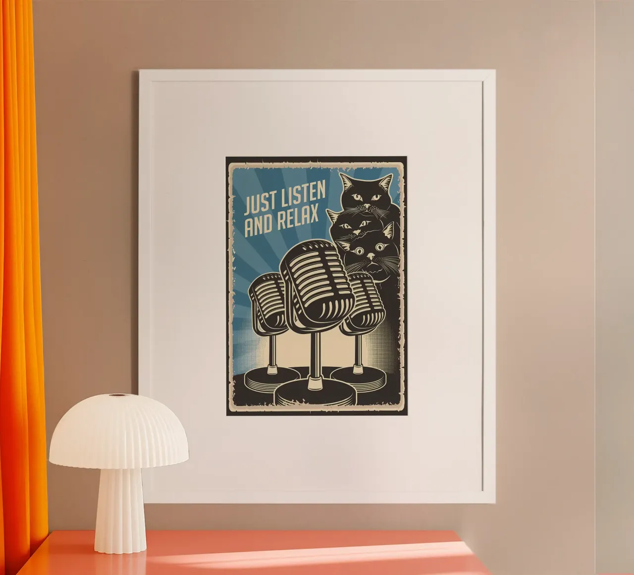 Podcast dei gatti divertenti poster da Monique A Hooper