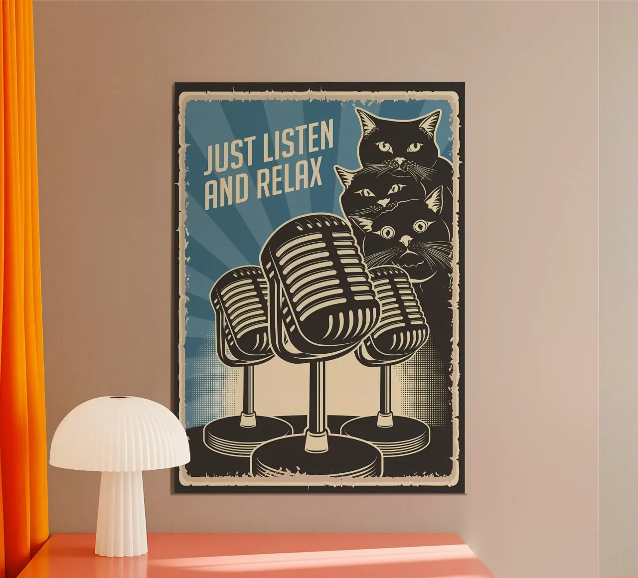 Podcast dei gatti divertenti poster da Monique A Hooper
