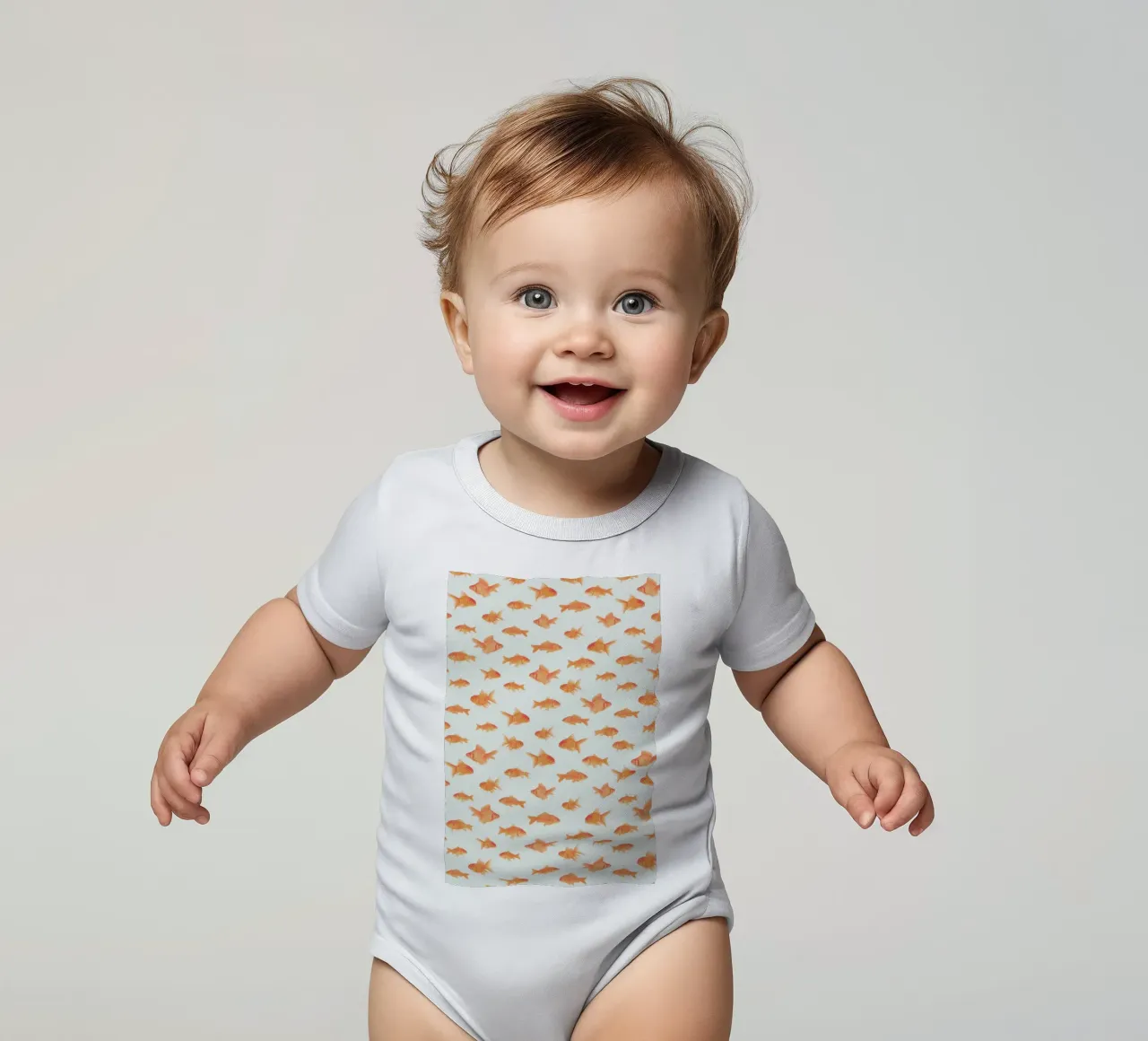Goldfish body neonato maniche corte da Kind of Style