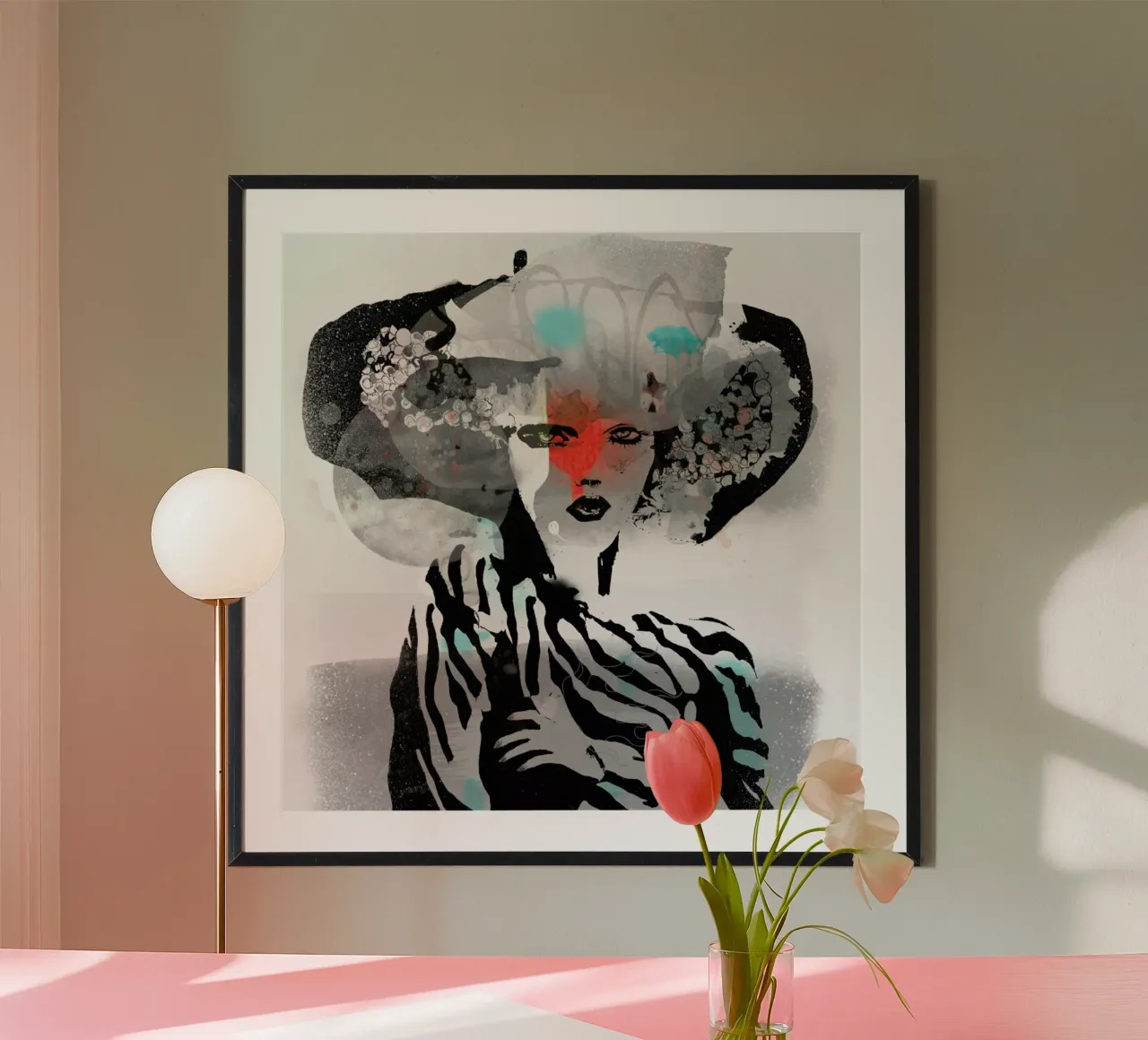 Swallow poster van Giulio Iurissevich