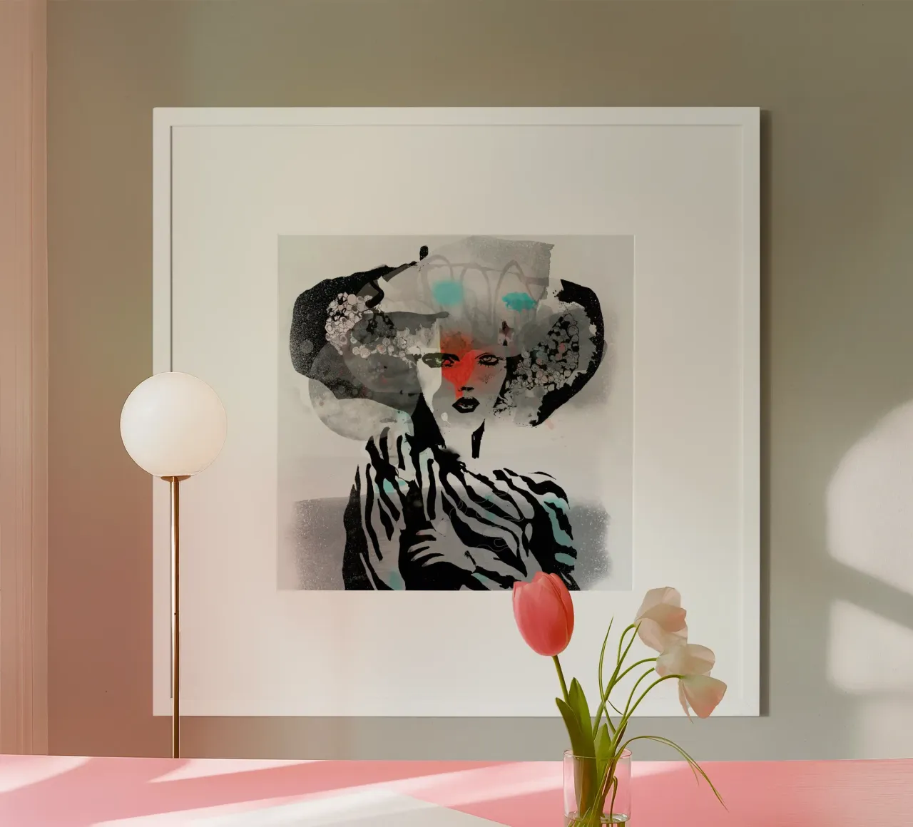 Swallow poster van Giulio Iurissevich