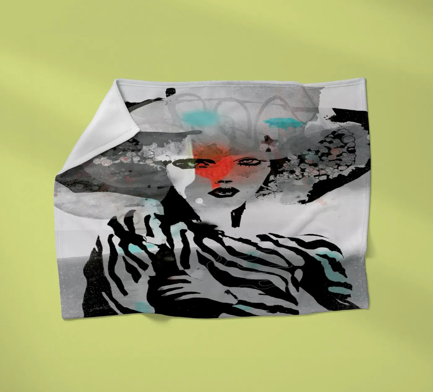 Swallow fleece blanket by Giulio Iurissevich