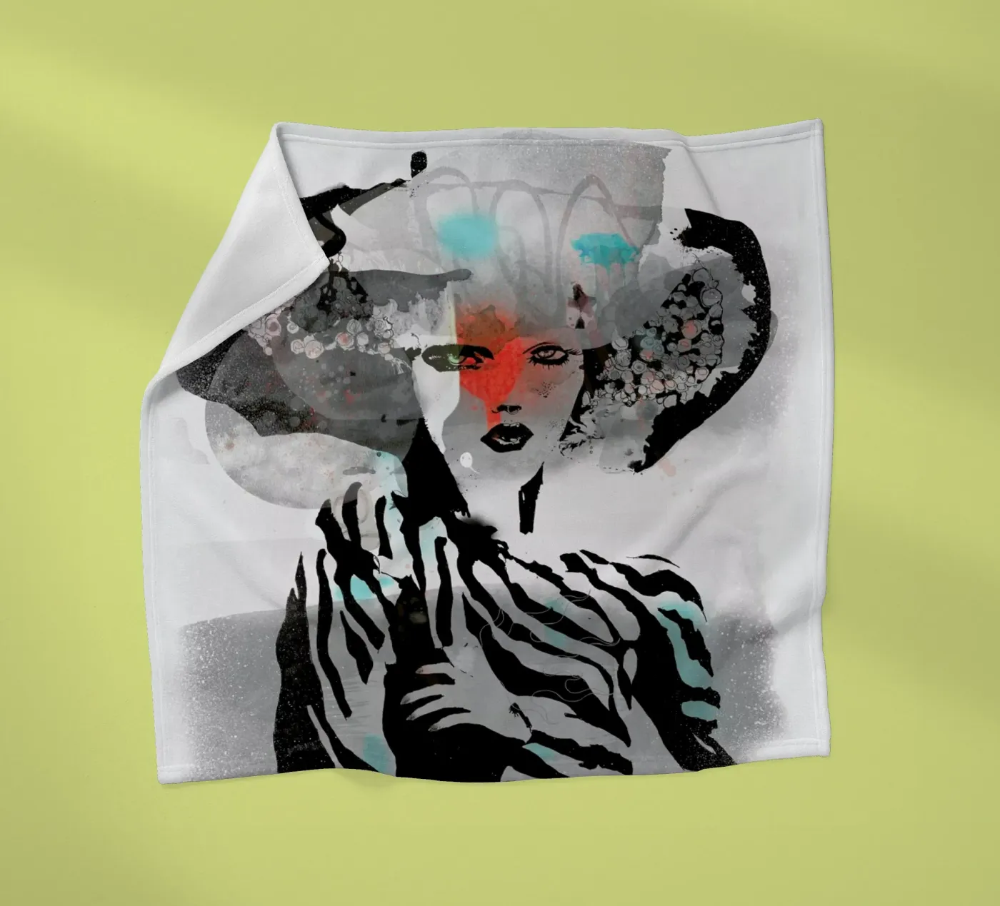 Swallow fleece blanket by Giulio Iurissevich