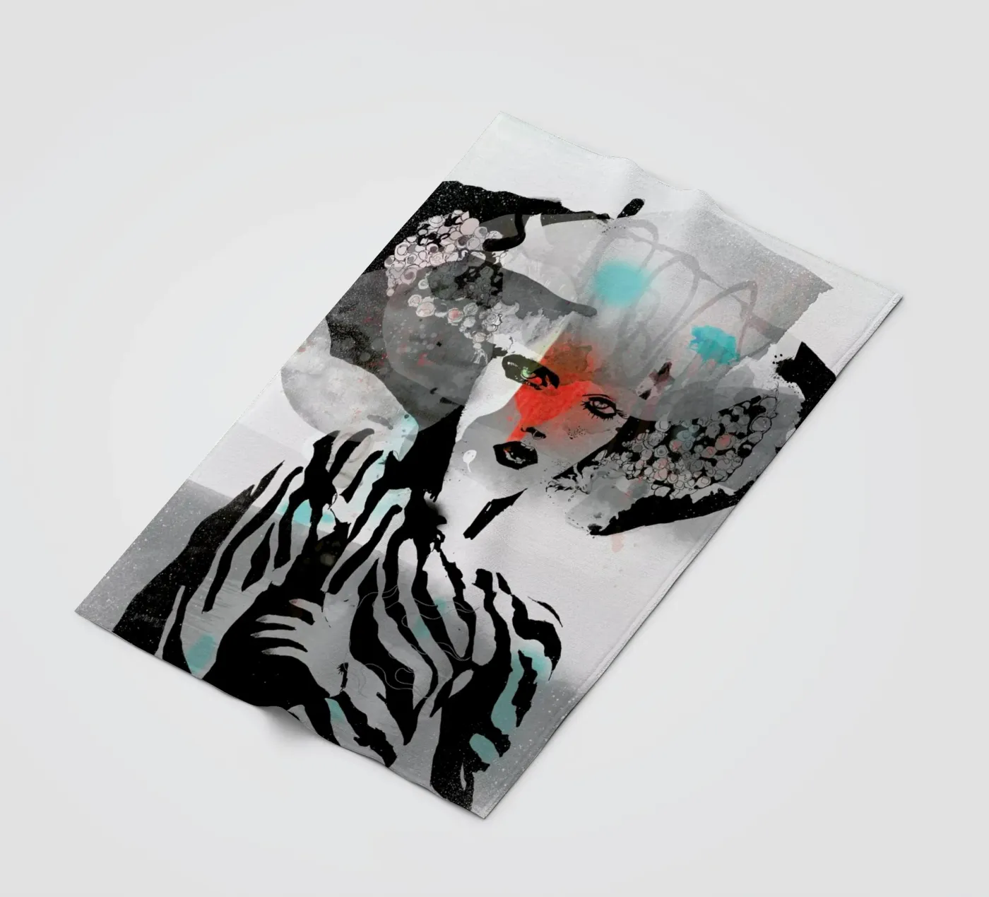 Swallow fleece blanket by Giulio Iurissevich