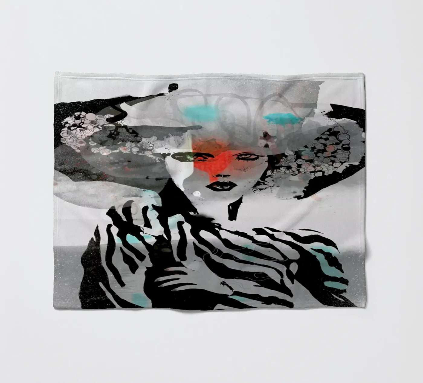 Swallow fleece blanket by Giulio Iurissevich