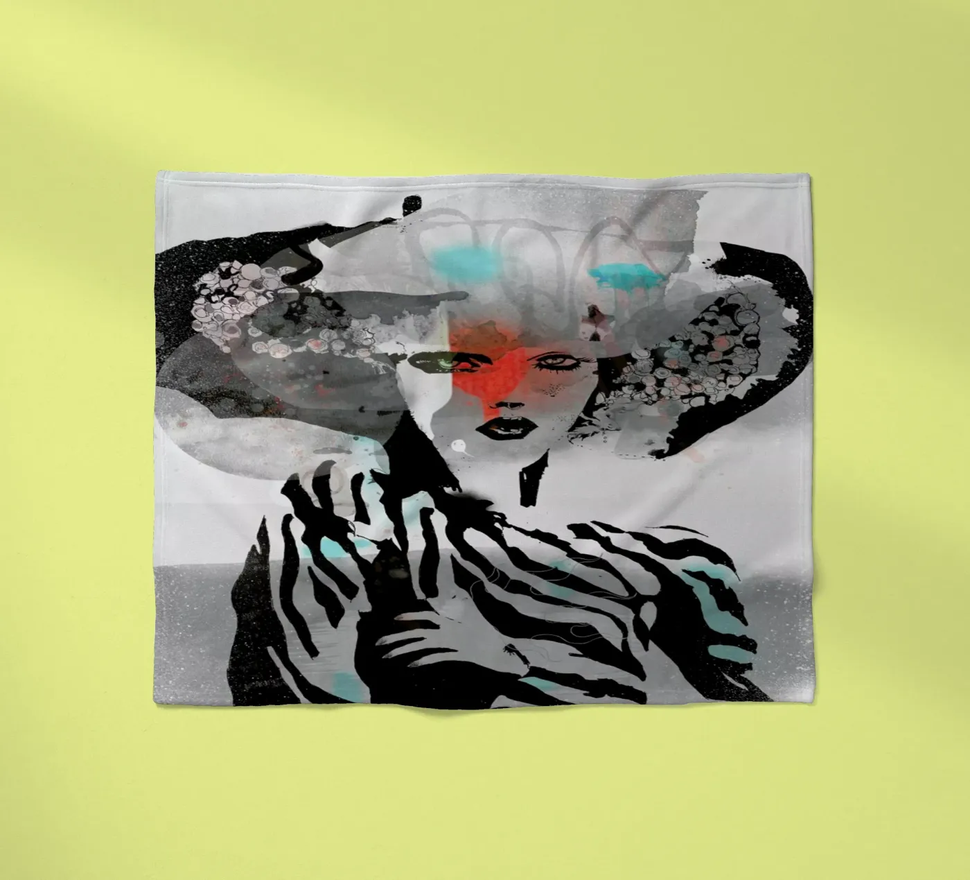 Swallow fleece blanket by Giulio Iurissevich