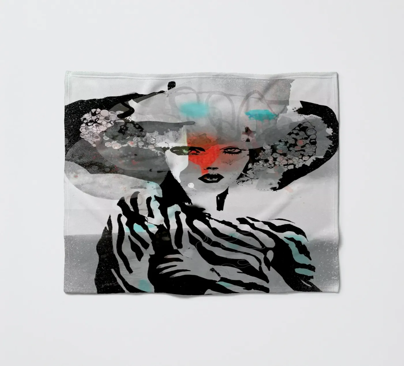 Swallow fleece blanket by Giulio Iurissevich