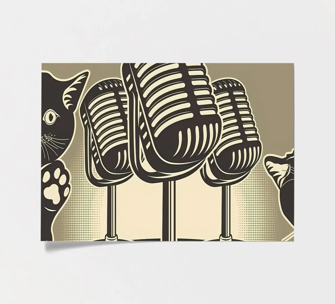 Funny Cats Podcast sticker sheet by Monique A Hooper