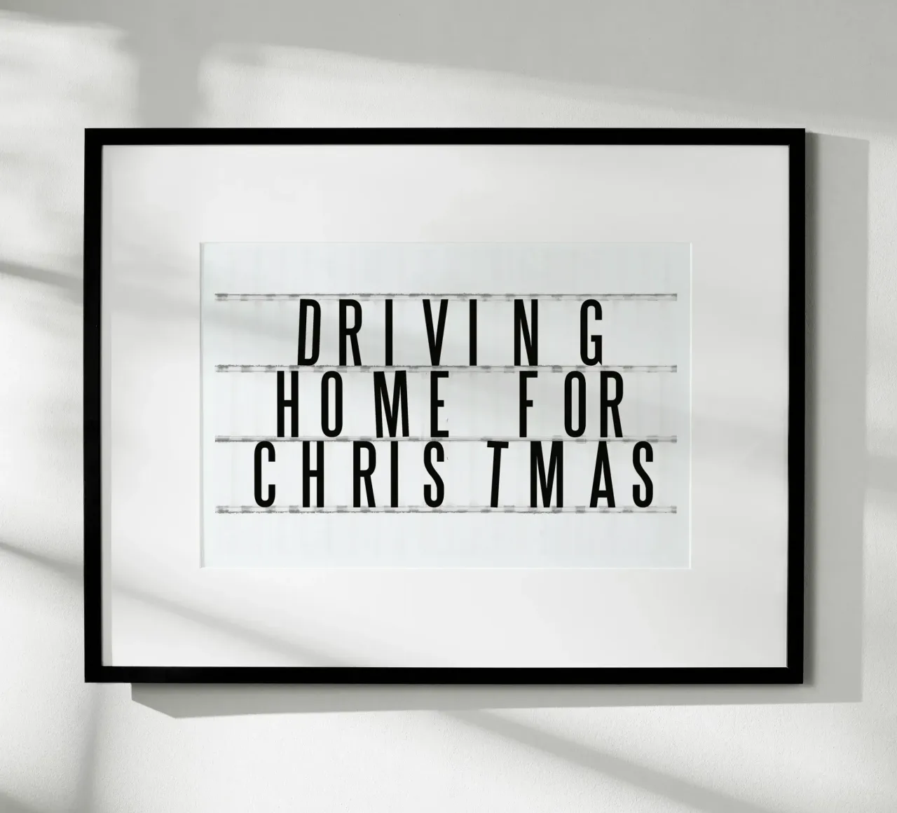 Cinema No. 12 poster con telaio in plastica da typealive