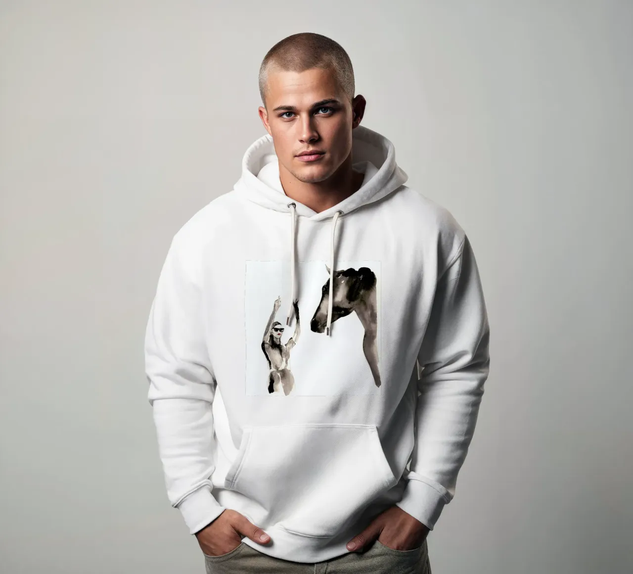 You've Got Until 4 felpa con cappuccio da Victoria Verbaan