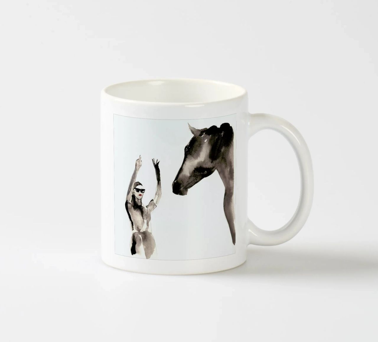 You've Got Until 4 tazza in ceramica da Victoria Verbaan