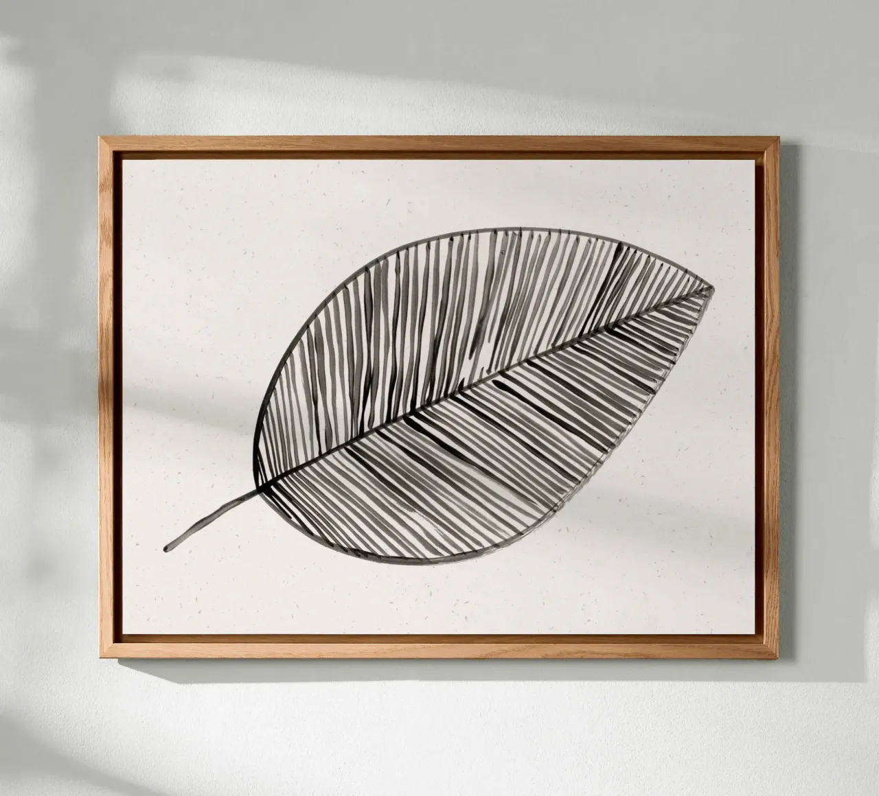 Black Leaflover 03 alluminio dibond da Leaflover