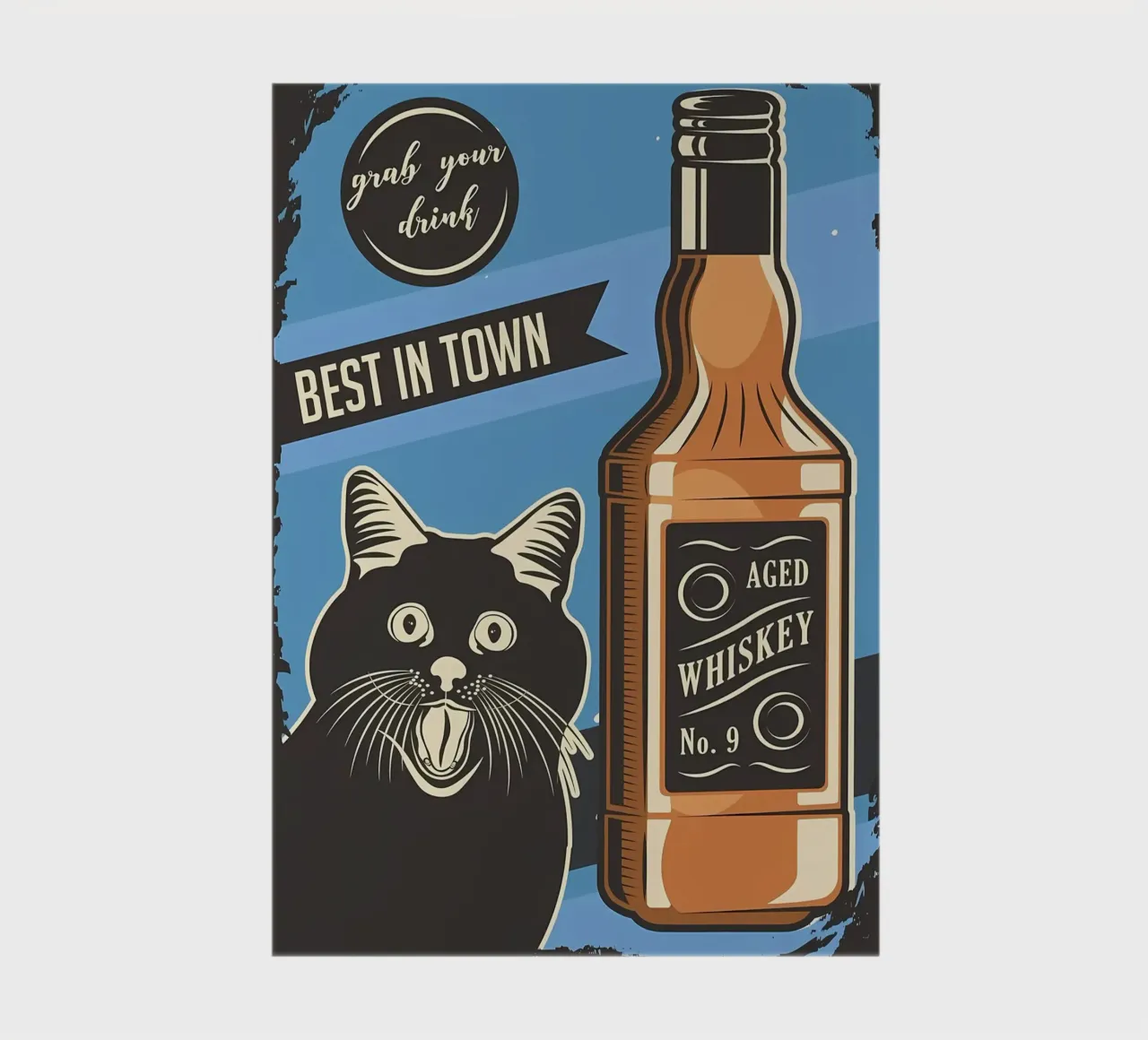 Cat Whiskey meme notebook by Monique A Hooper