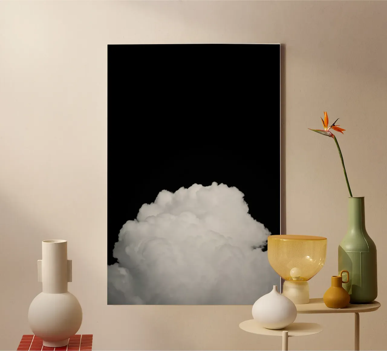 Black Clouds II tela con Cornice a cassetta da Tal Paz-Fridman