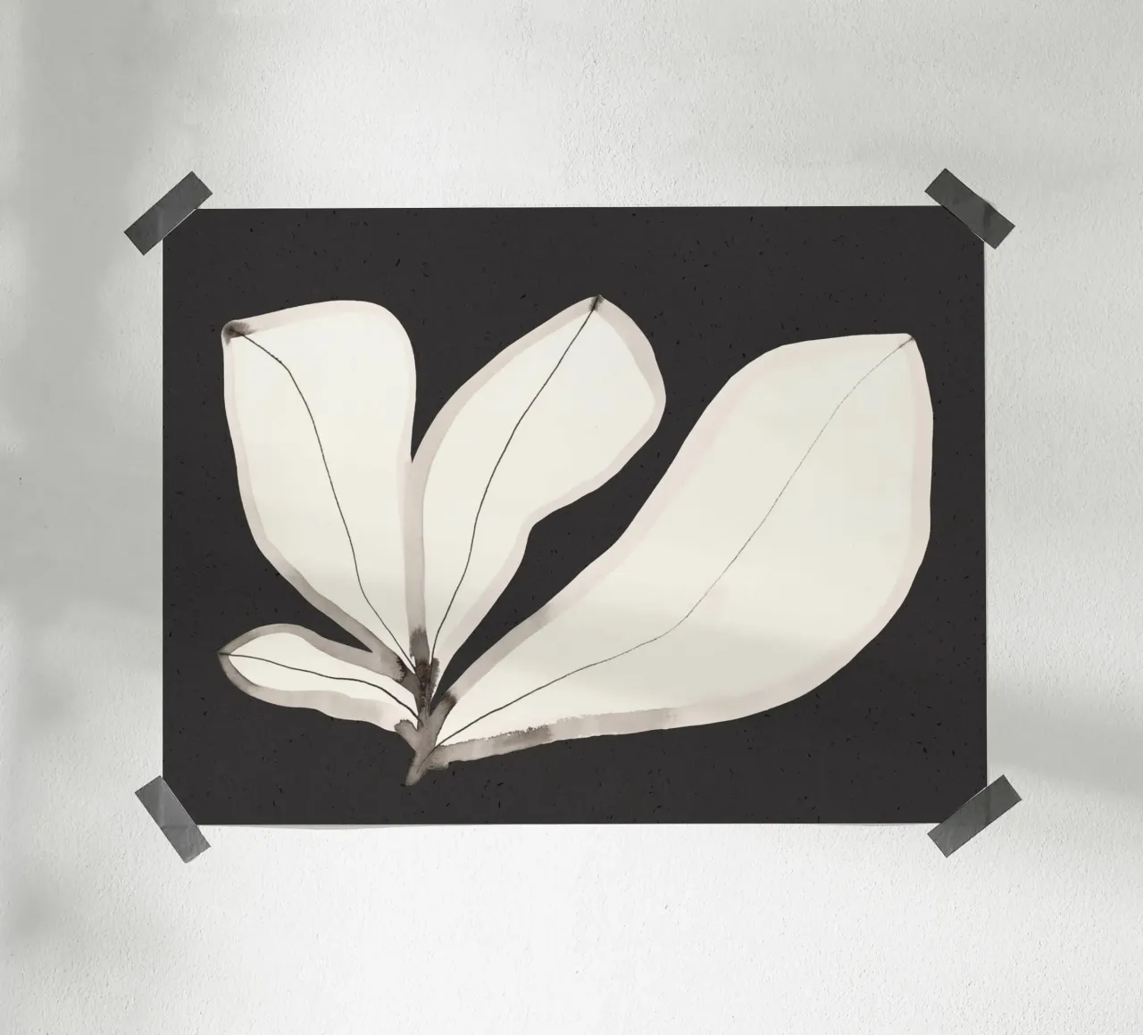 Black Leaflover 04 carta hahnemühle da Leaflover
