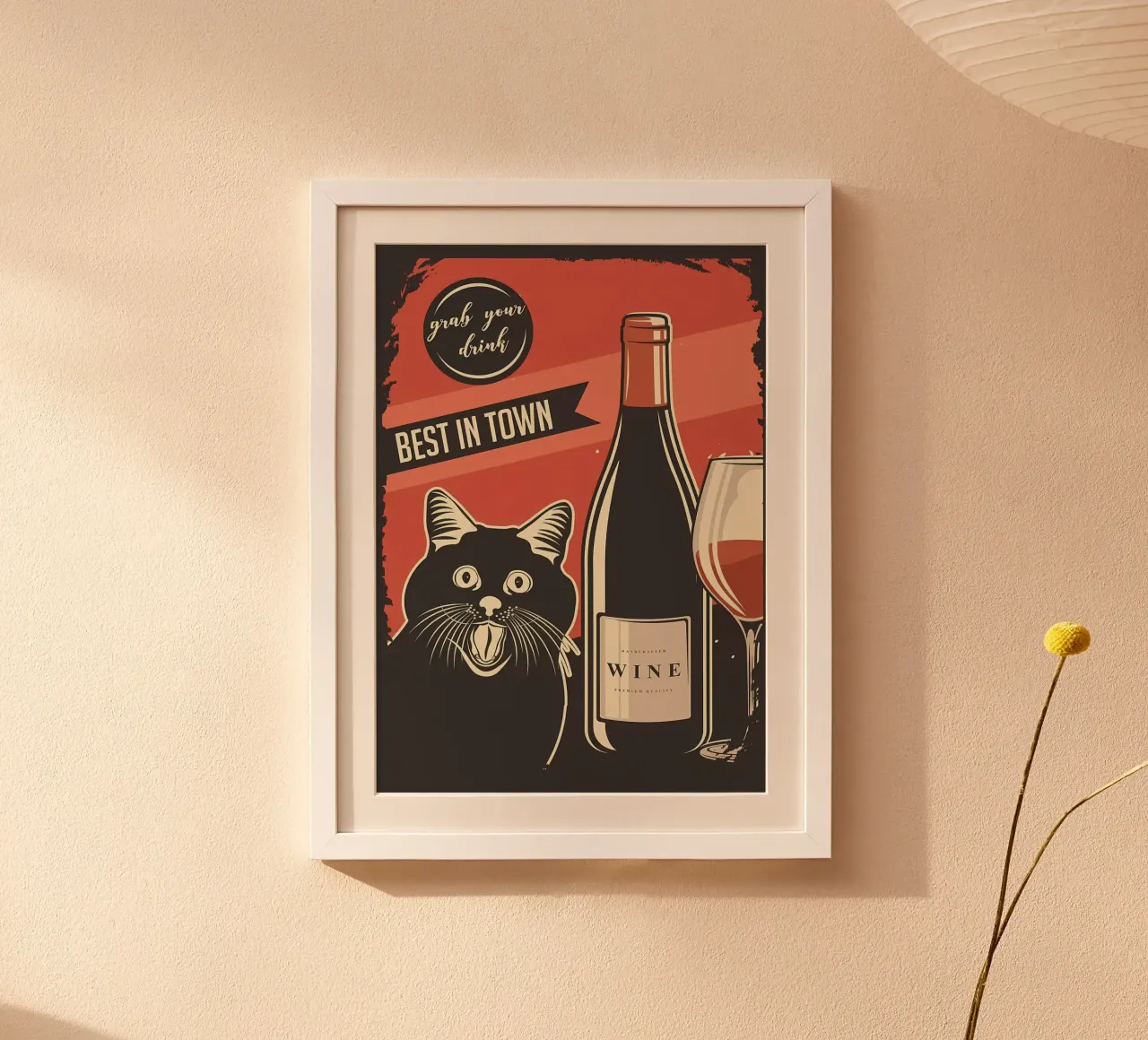 Gatto Vino meme carta hahnemühle da Monique A Hooper