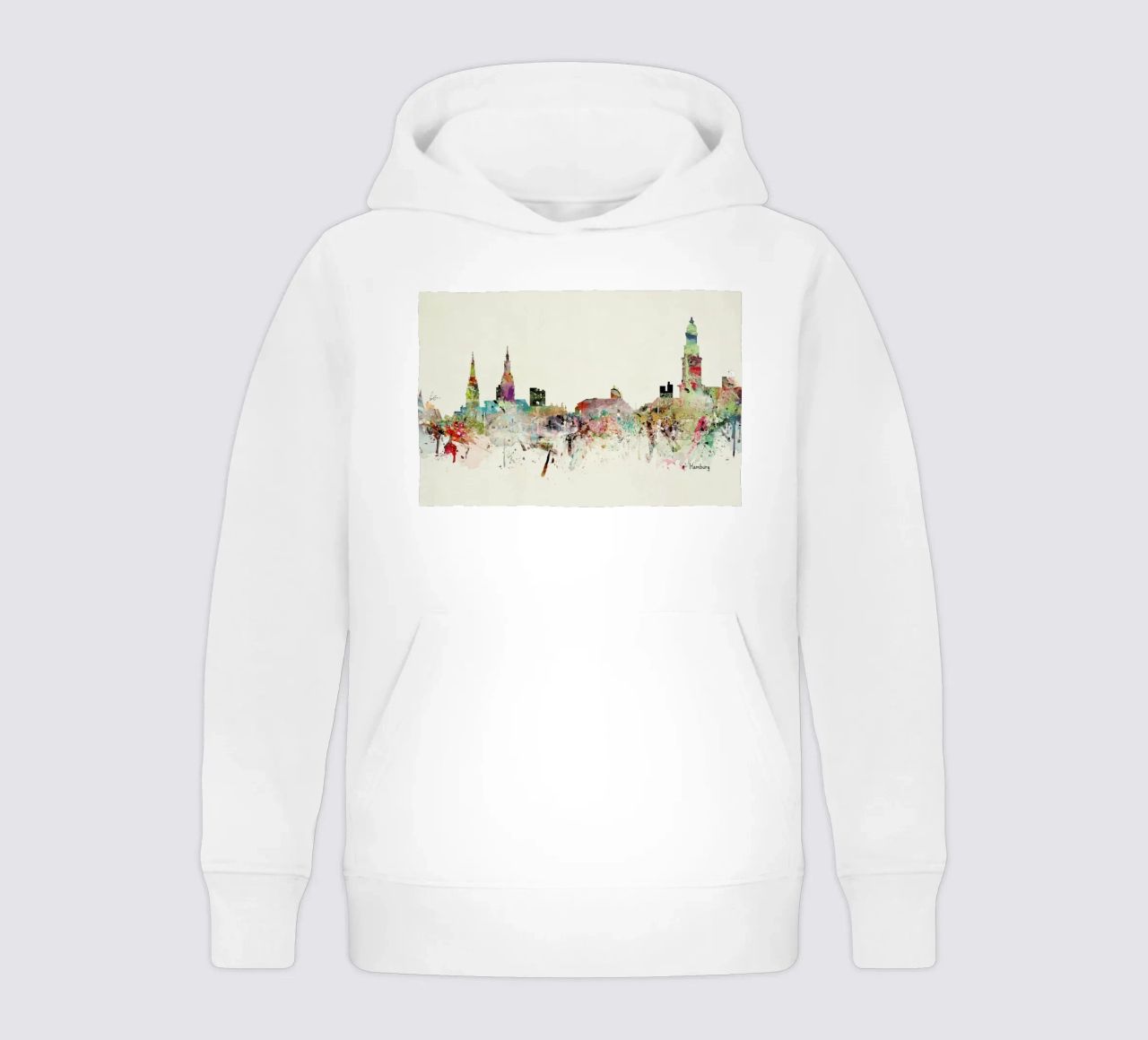Hamburg Kinder Hoodie von Brian Buckley