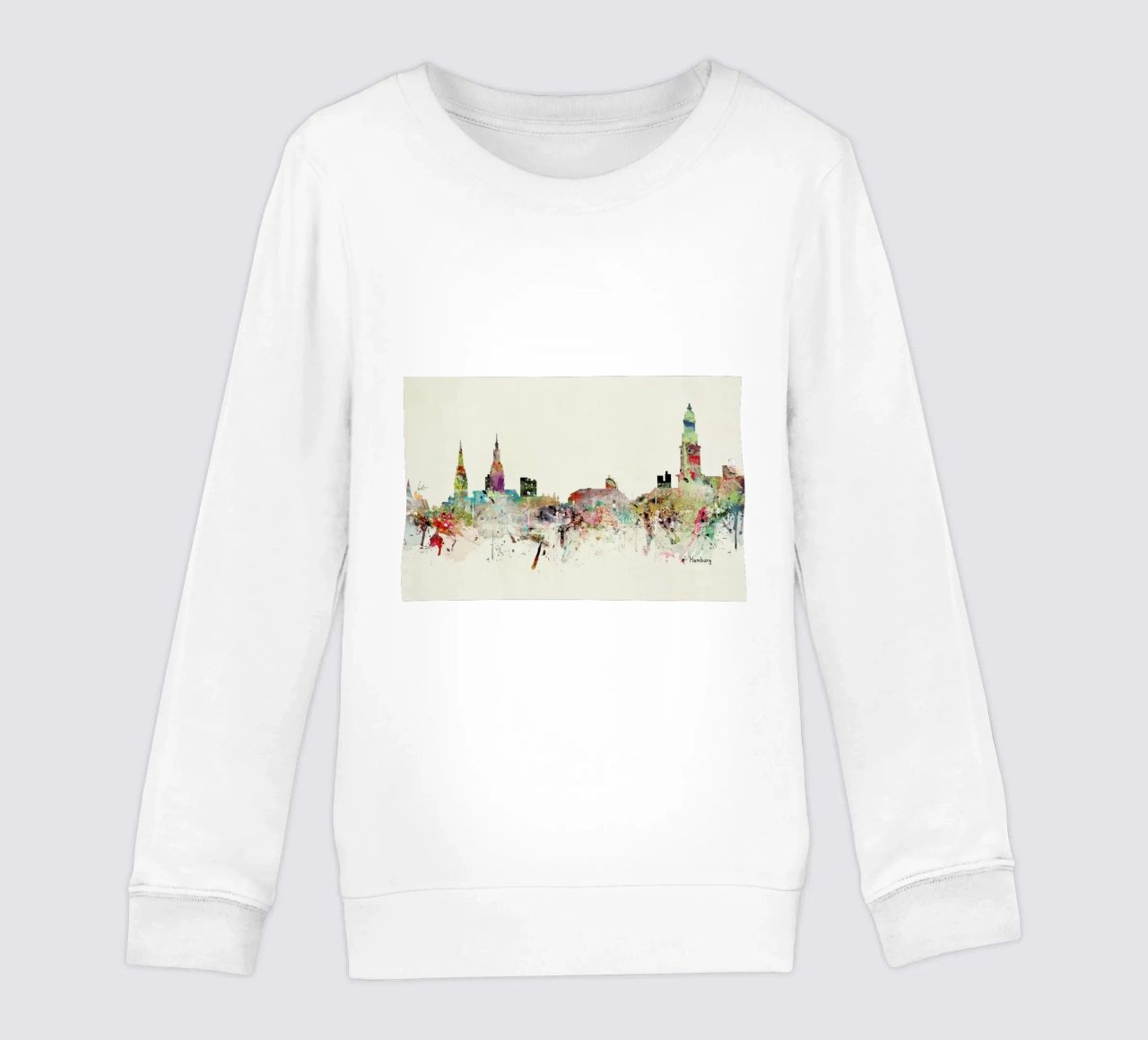 Hamburg Kinder Sweatshirt von Brian Buckley