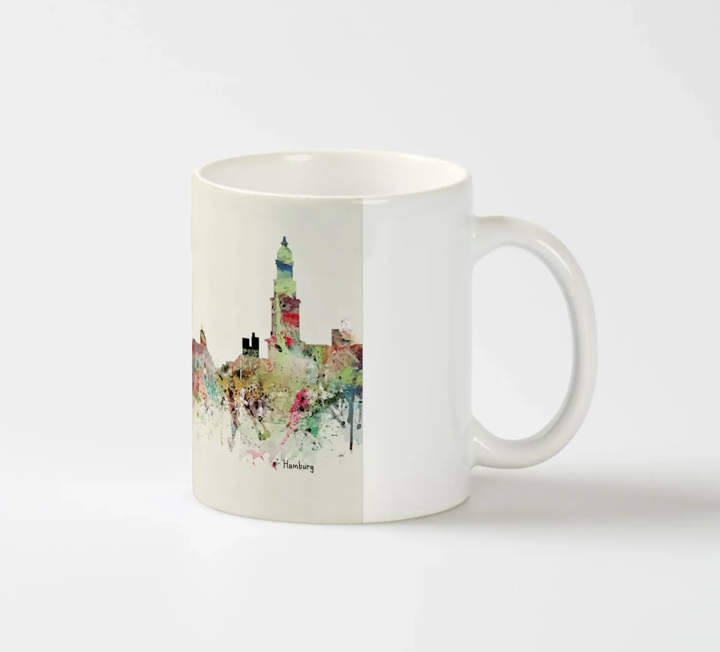 Hamburg ceramic mug by Brian Buckley