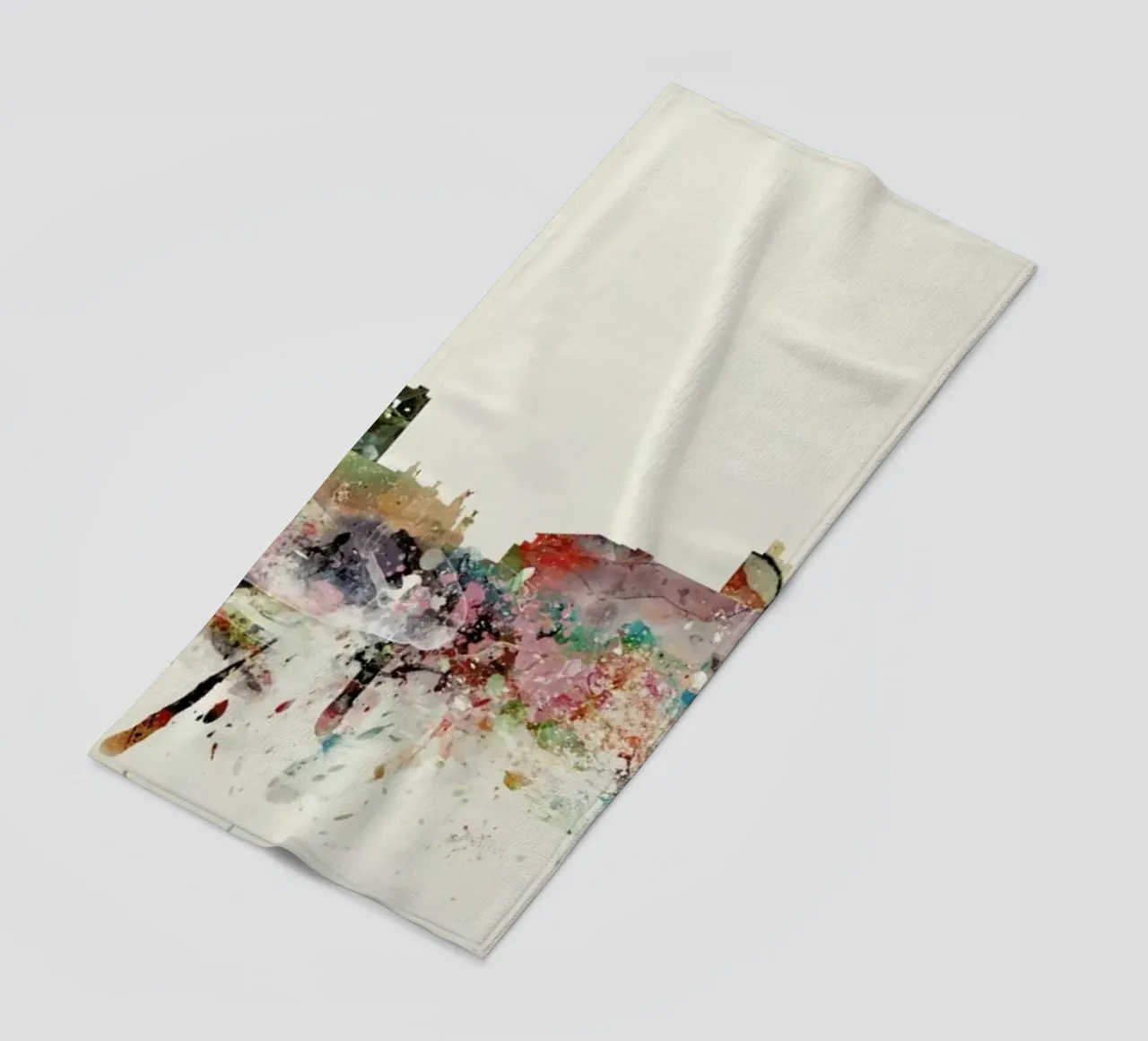 Hamburg beach towel by Brian Buckley