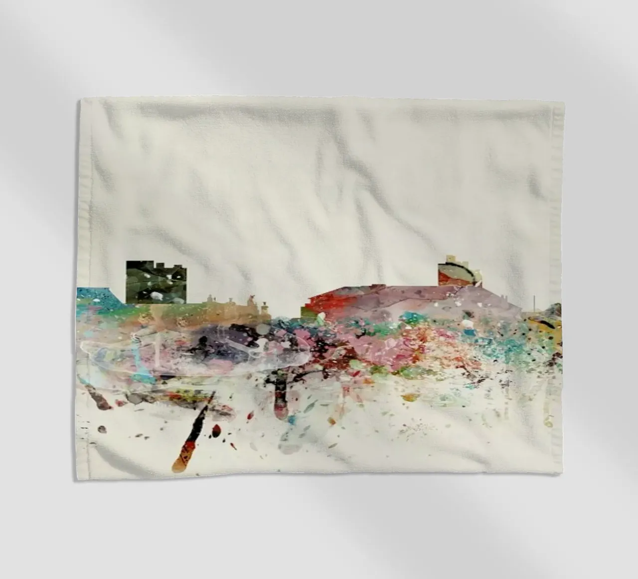 Hamburg beach towel by Brian Buckley