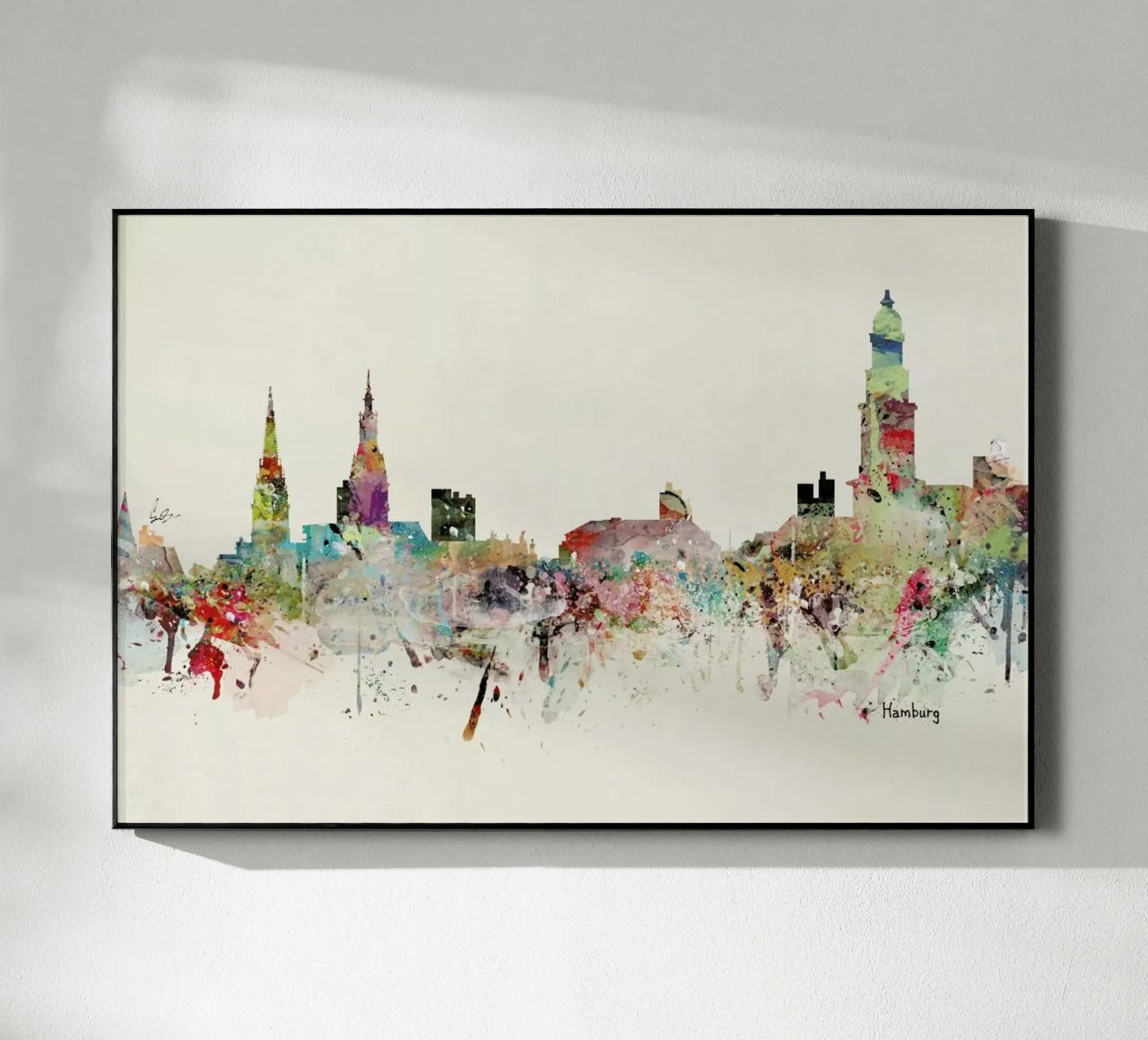 Hamburg Acryl-Glas von Brian Buckley