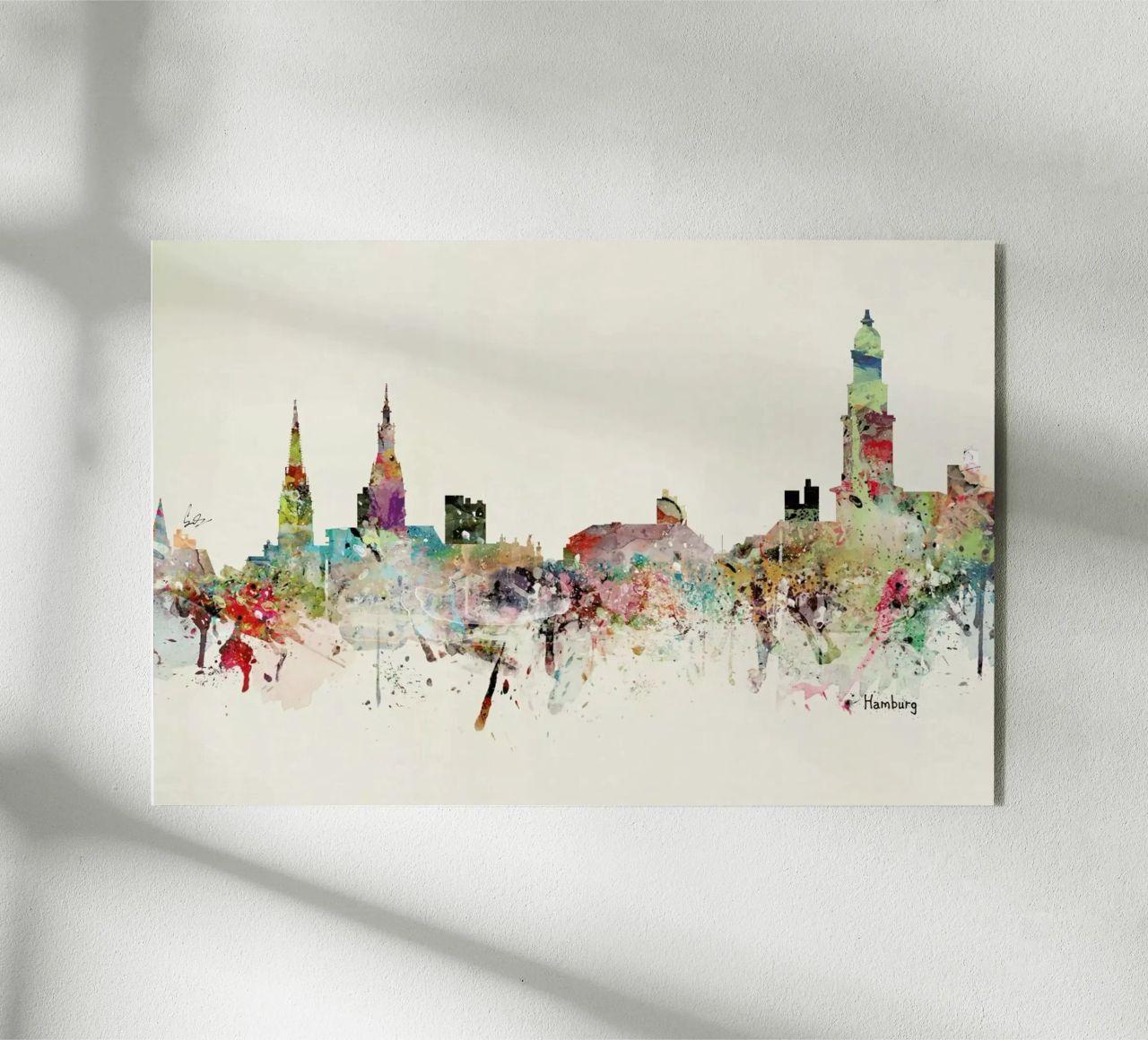Hamburg Acryl-Glas von Brian Buckley