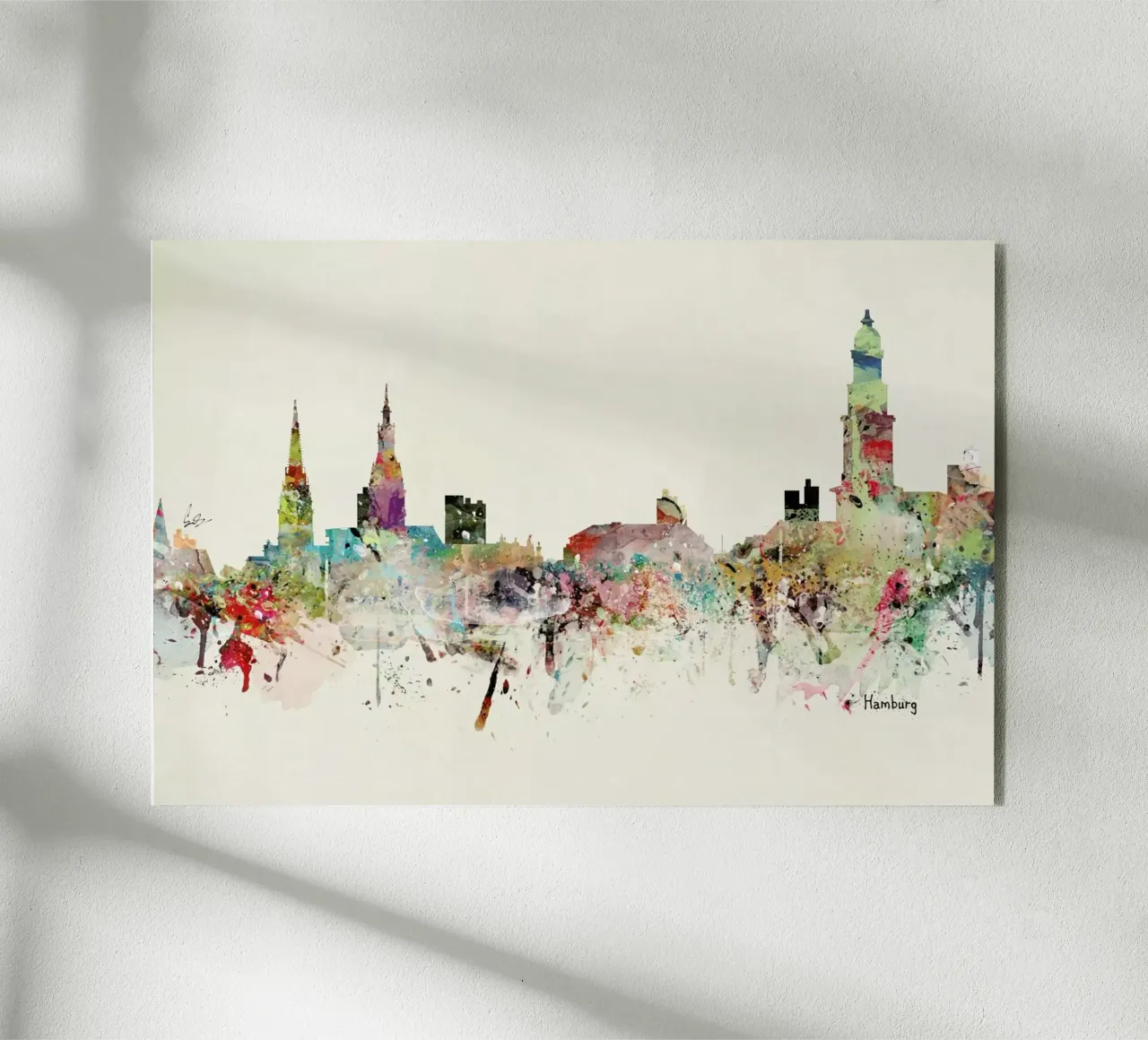 Hamburg acrylic glass by Brian Buckley