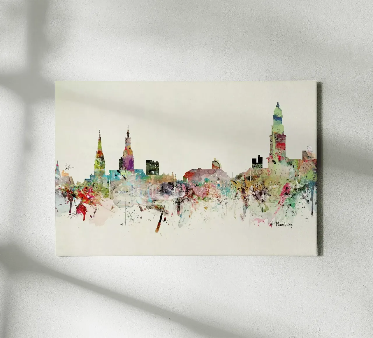 Hamburg canvas met Baklijst van Brian Buckley